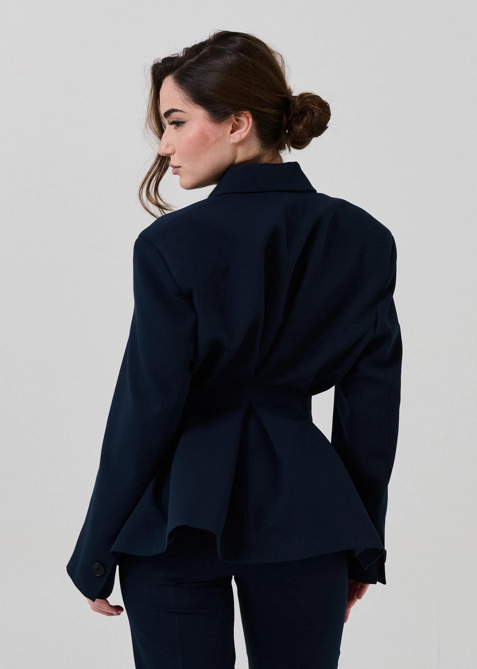 Blazer doppiopetto Vicolo blu avvitato - Image 3