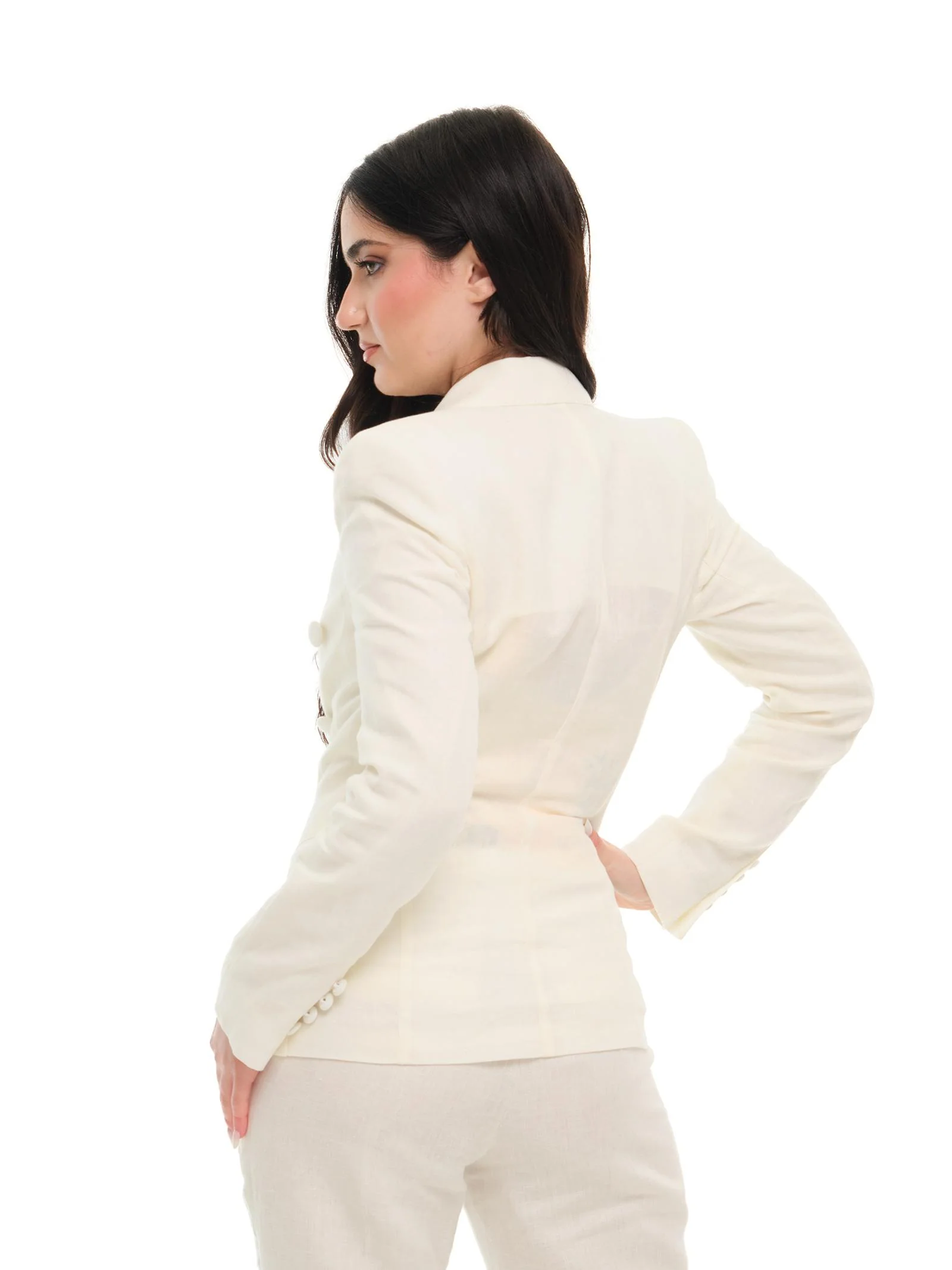 Blazer "linum" Silence Limited bianco latte - Image 3