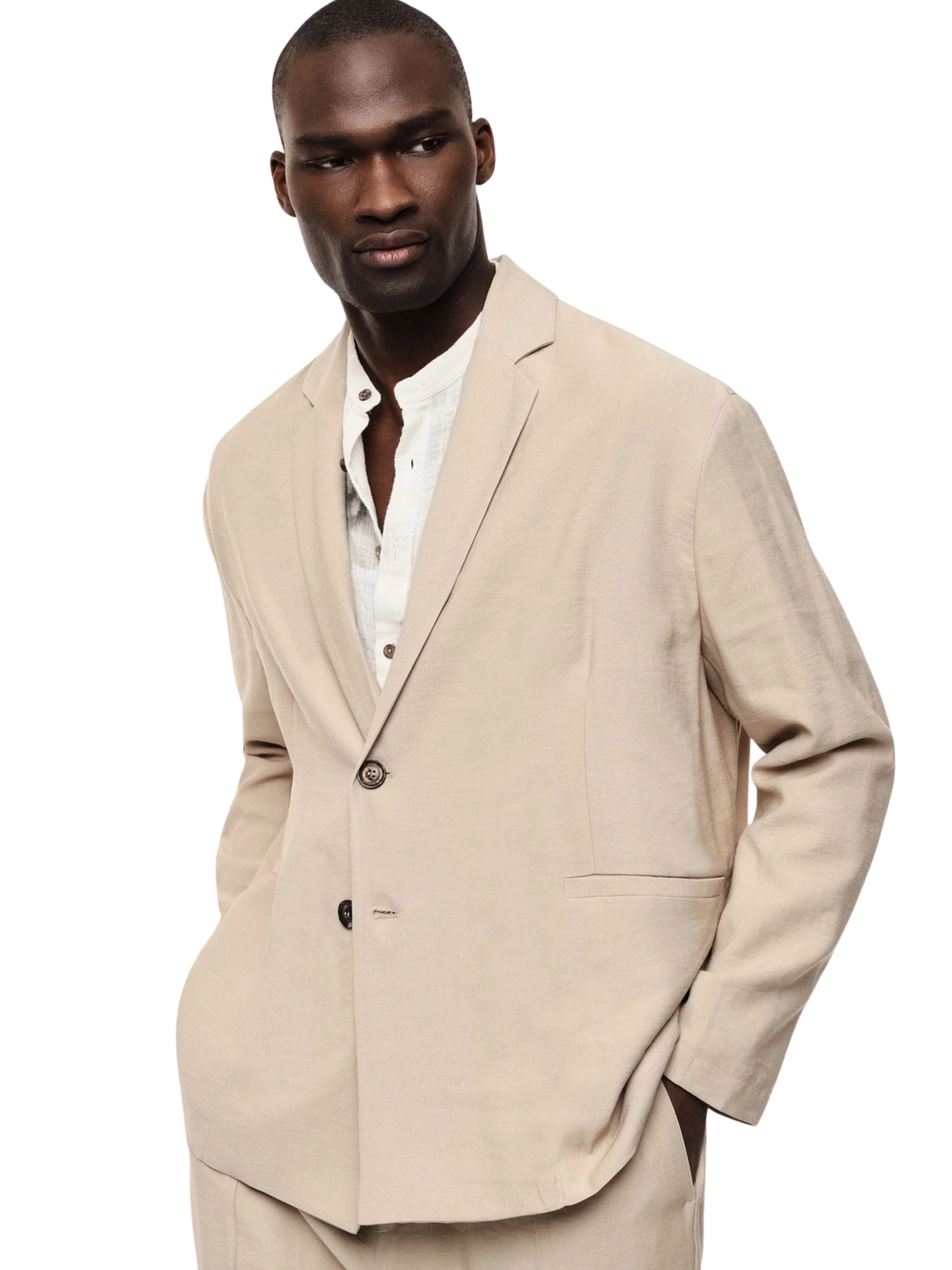 Blazer monopetto Imperial beige - Image 2