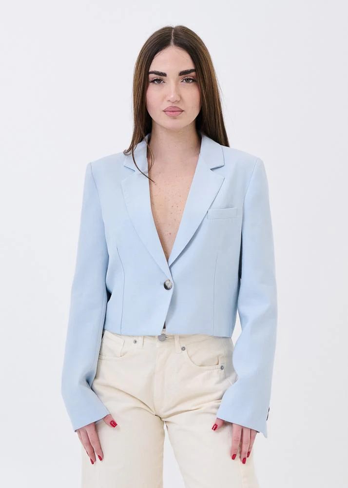 Blazer spencer Vicolo azzurro polvere