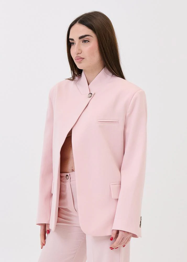 Blazer Vicolo rosa collo alto - Image 2