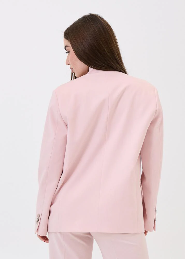 Blazer Vicolo rosa collo alto - Image 3