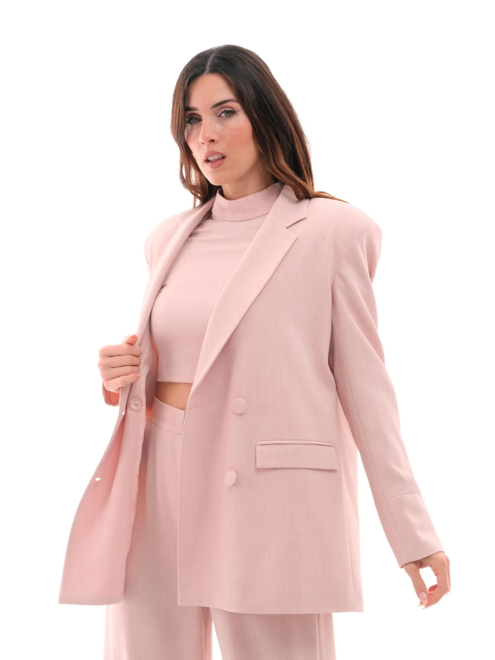 Blazer "salonicco" Bohemain Vì rosa pastello - Image 2