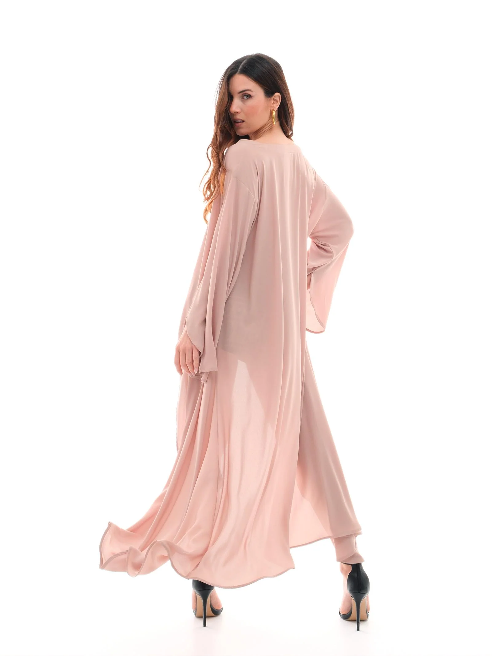 Blusa "asimmetric" Bohemian Vì beige - Image 3