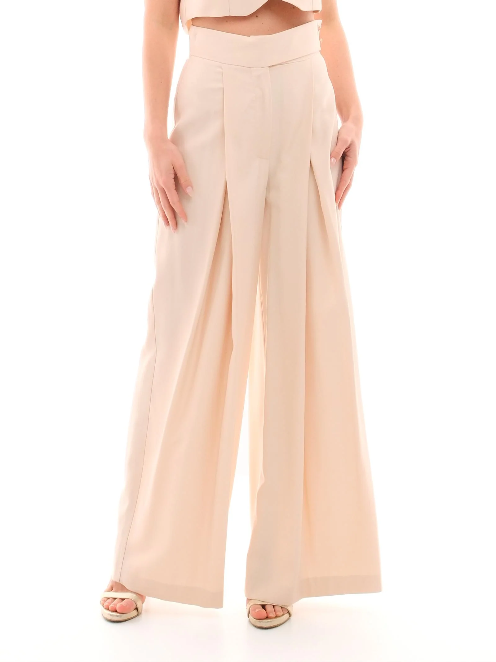Pantalone a palazzo Bohemian Vì avorio - Image 2