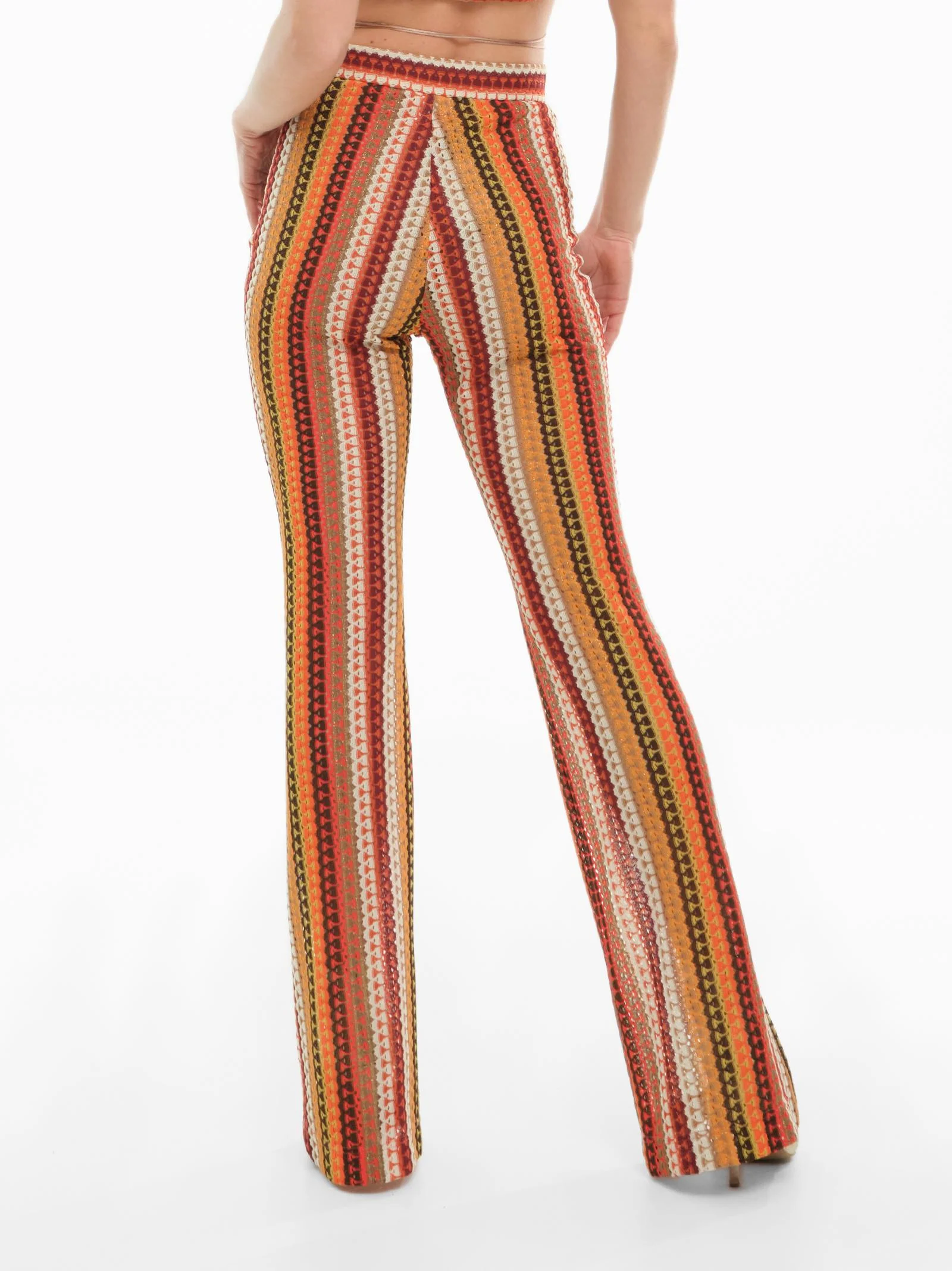 Pantalone Bohemian Vì  multicolor traforato - Image 3