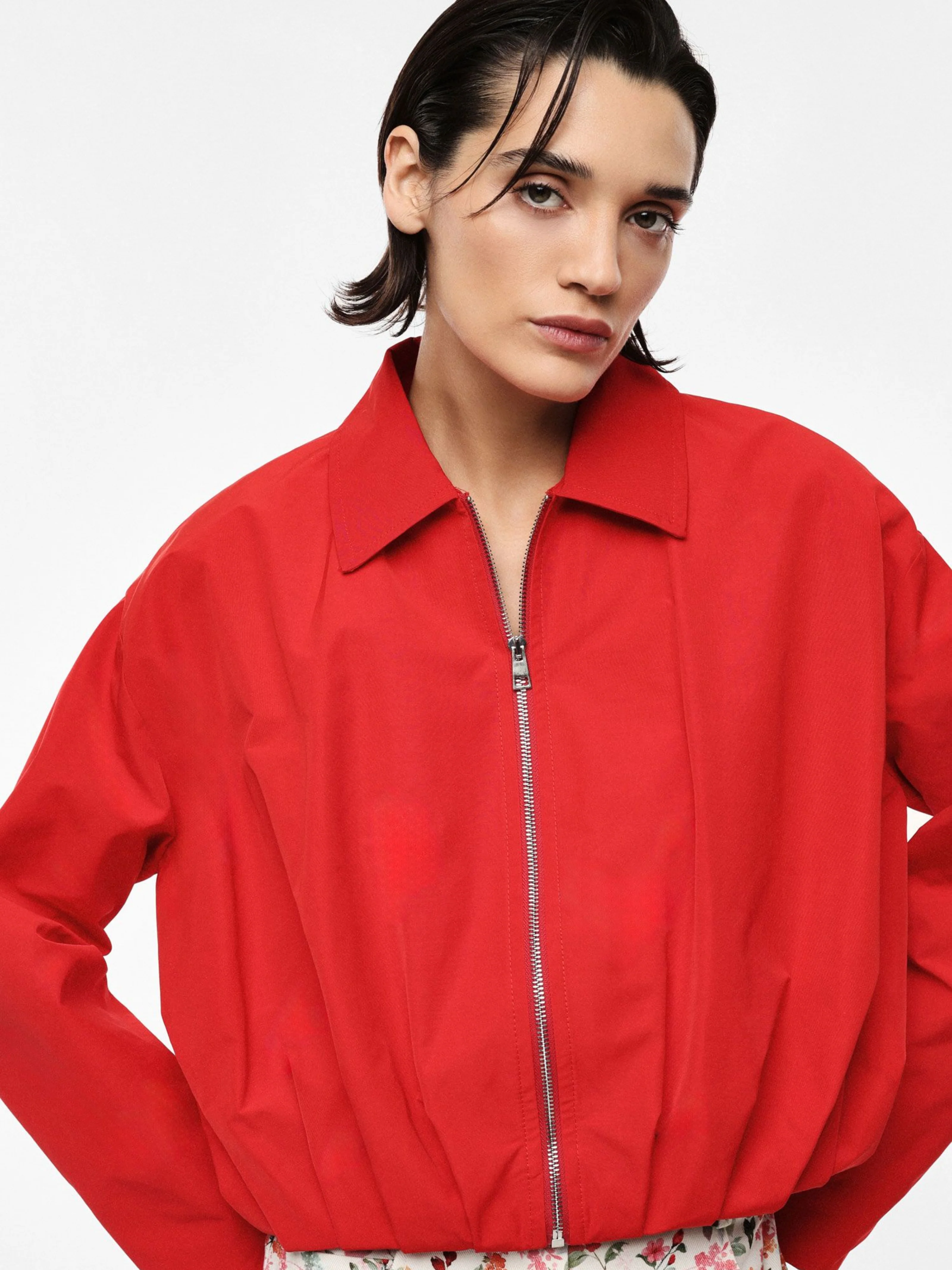 Bomber corto Imperial rosso - Image 2