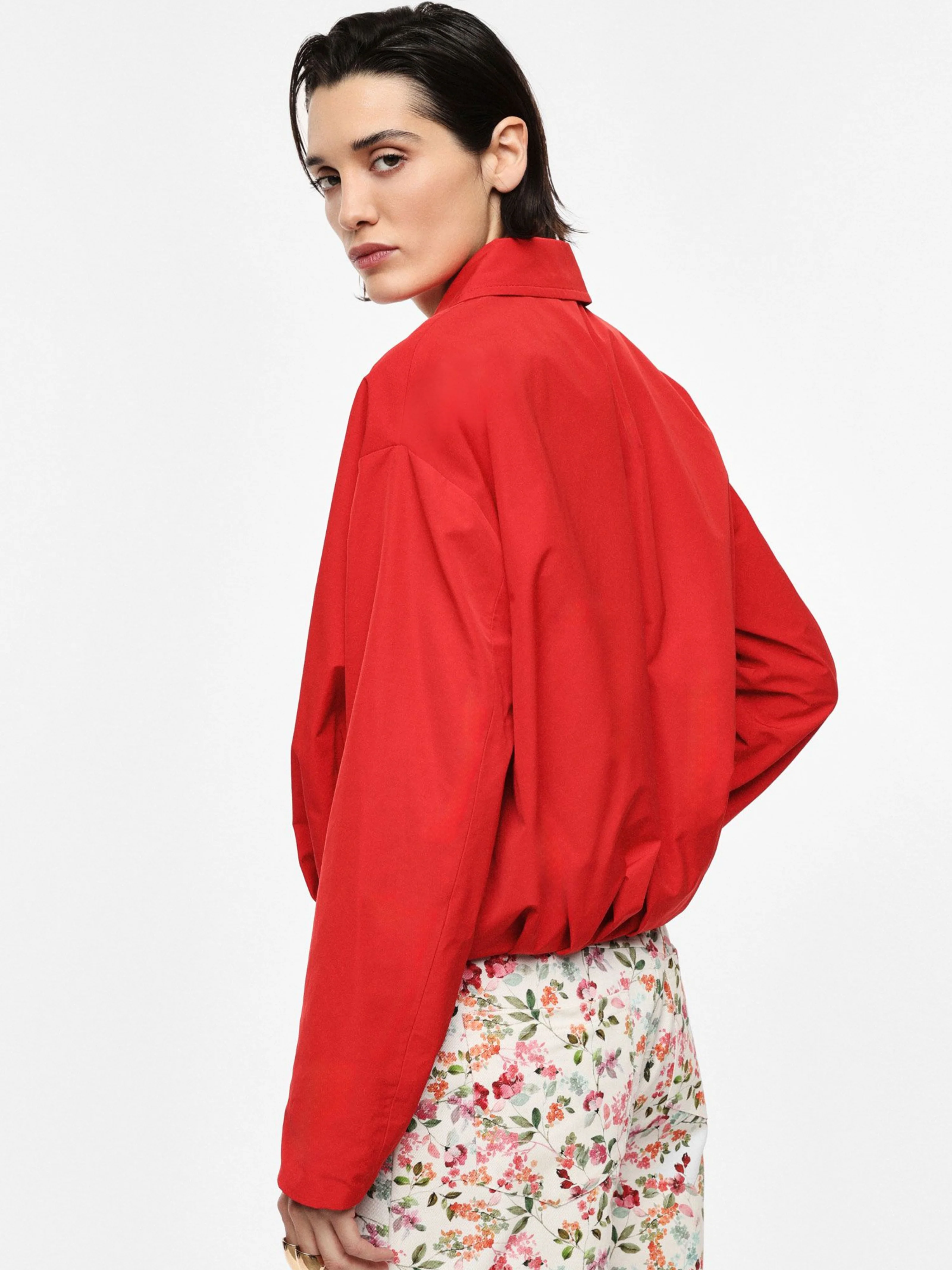 Bomber corto Imperial rosso - Image 3