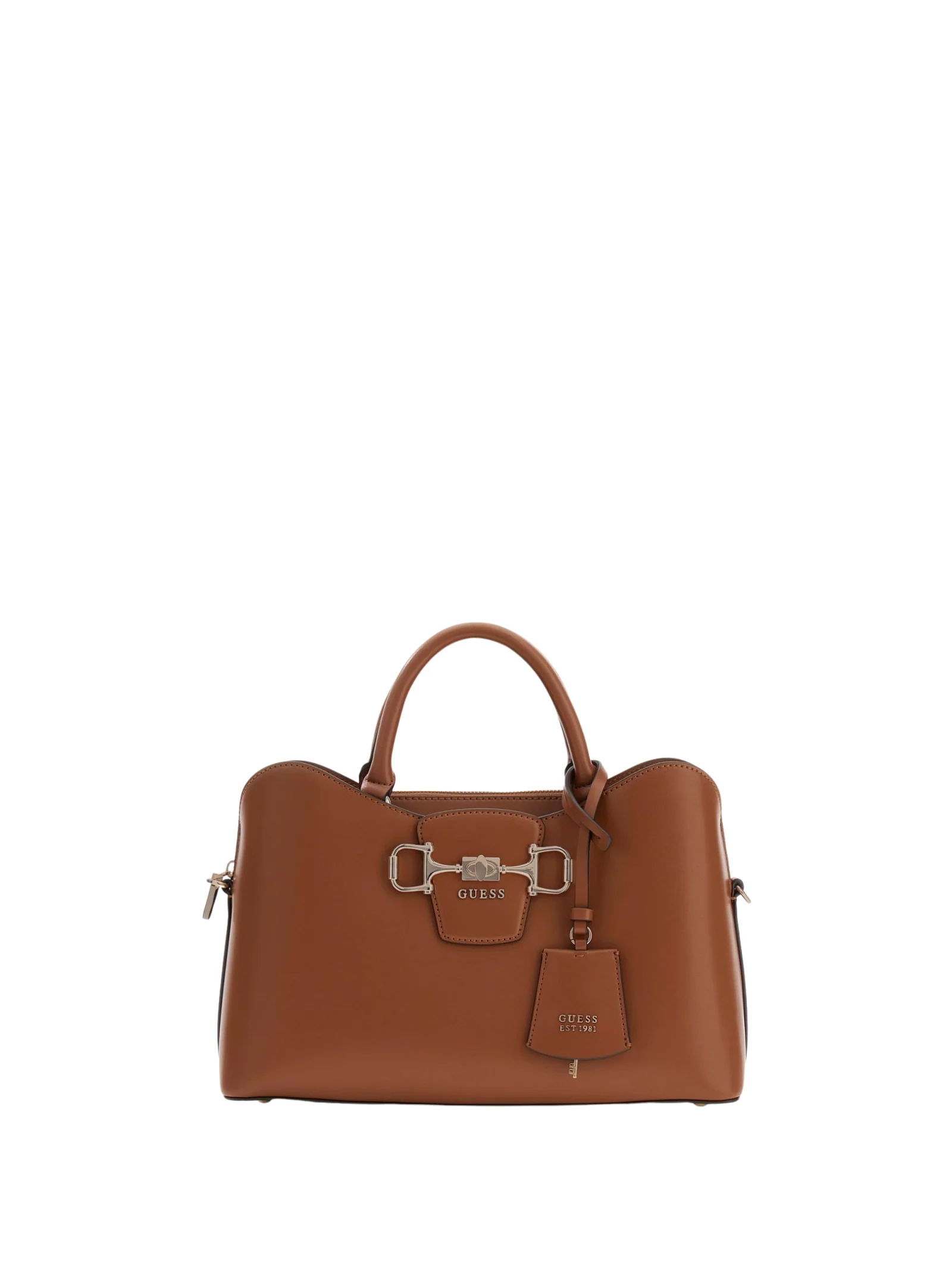 Borsa a mano Guess cuoio con dettaglio metallico