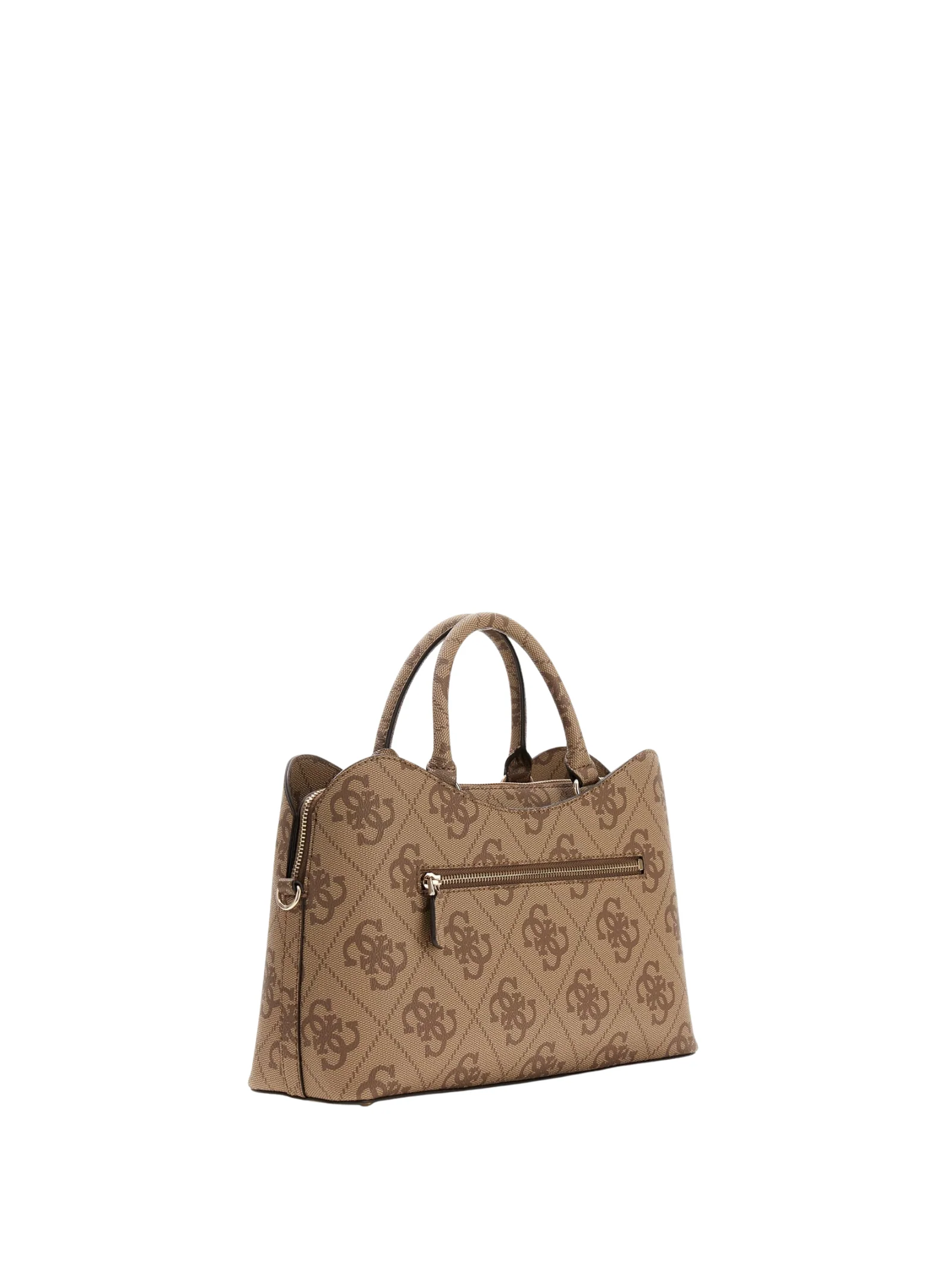 Borsa a mano Guess marrone con stampa monogramm all over - Image 2