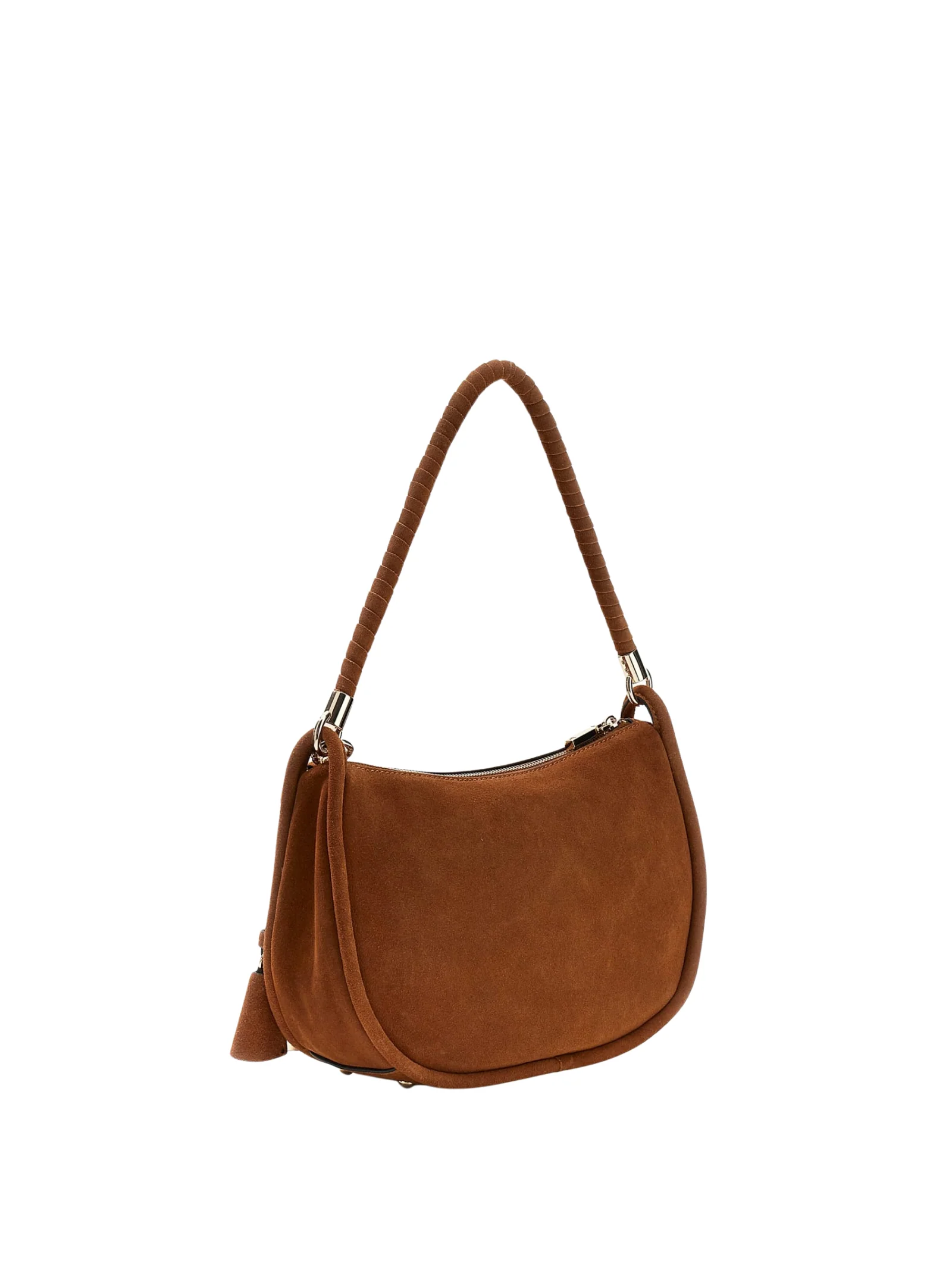 Borsa a spalla Guess in suede marrone - Image 2