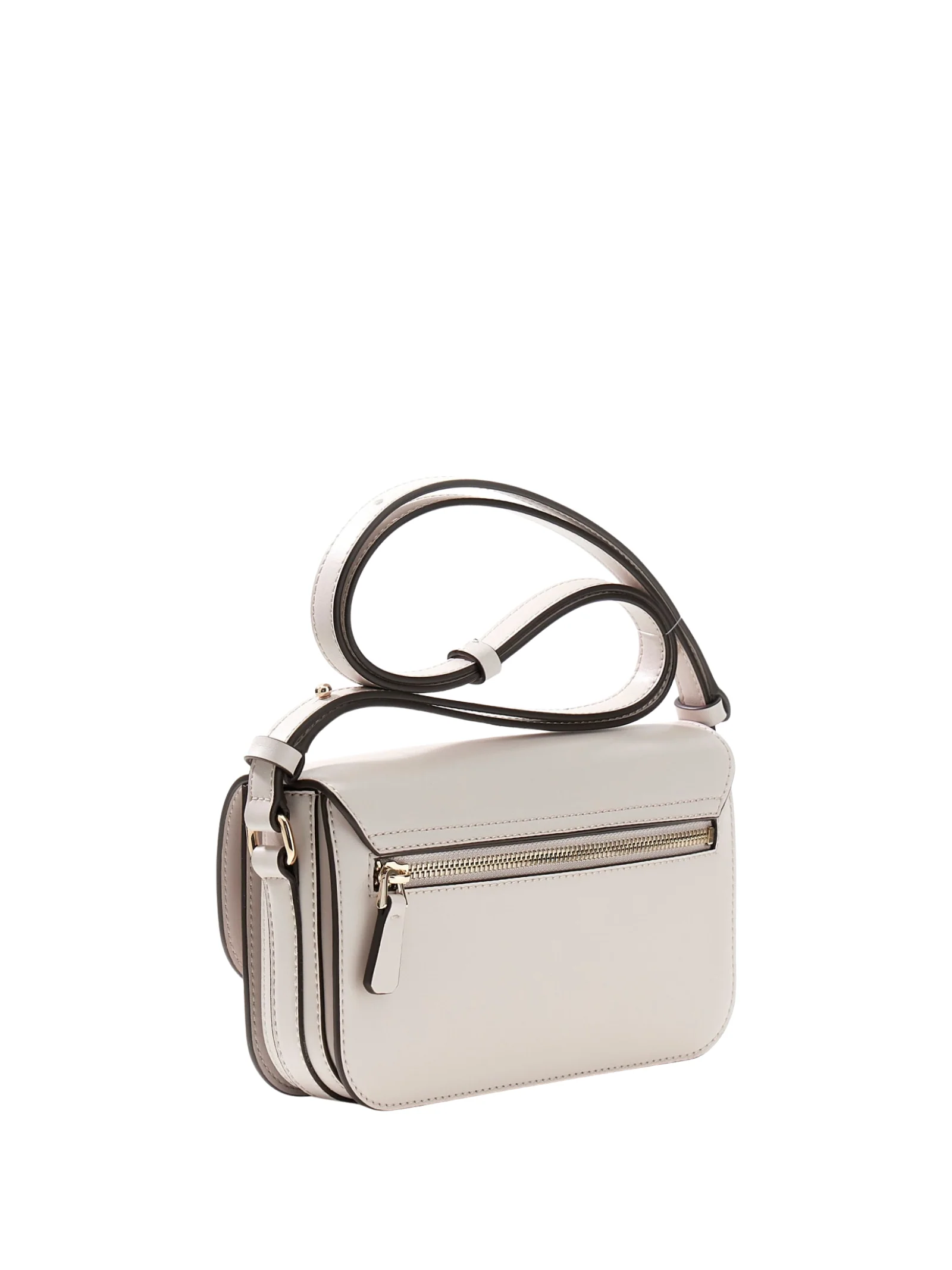 Borsa a tracolla Guess beige con dettaglio metallico frontale - Image 2