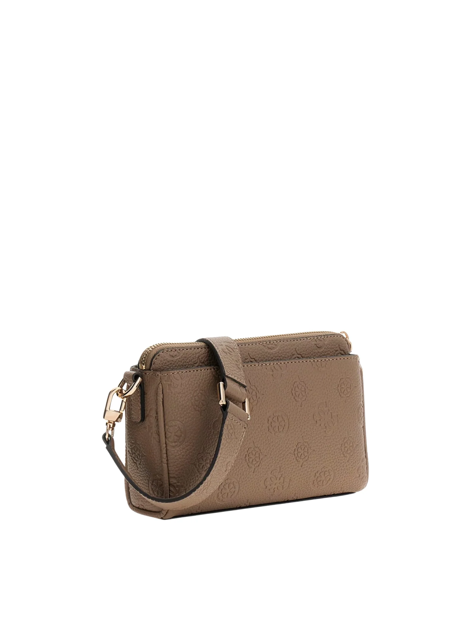 Borsa a tracolla Guess marrone con logo 4G impresso all over - Image 2