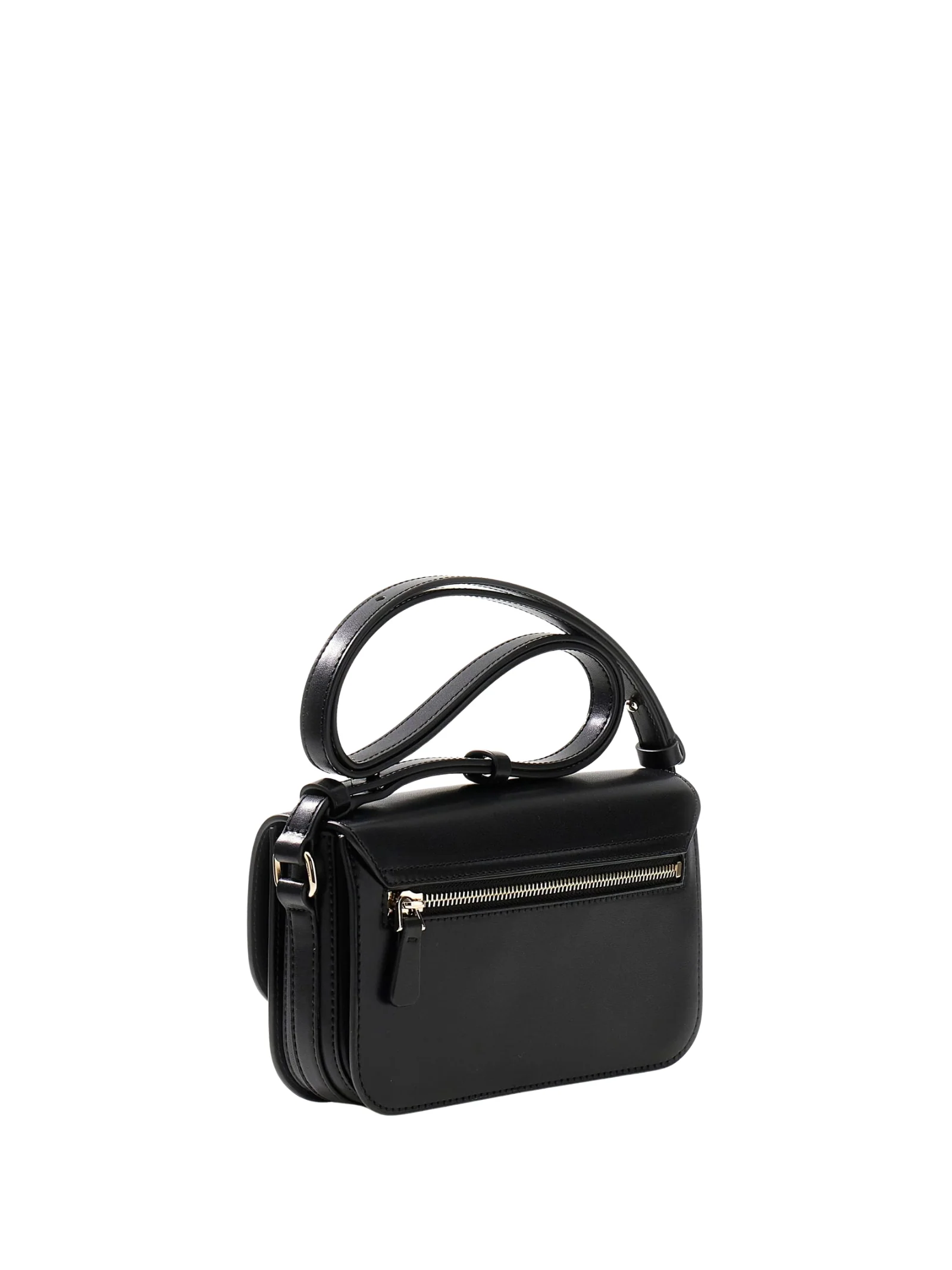 Borsa a tracolla Guess nera con dettaglio metallico frontale - Image 2