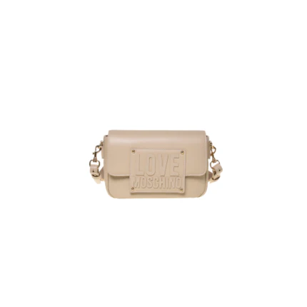 Borsa a tracolla Love Moschino beige