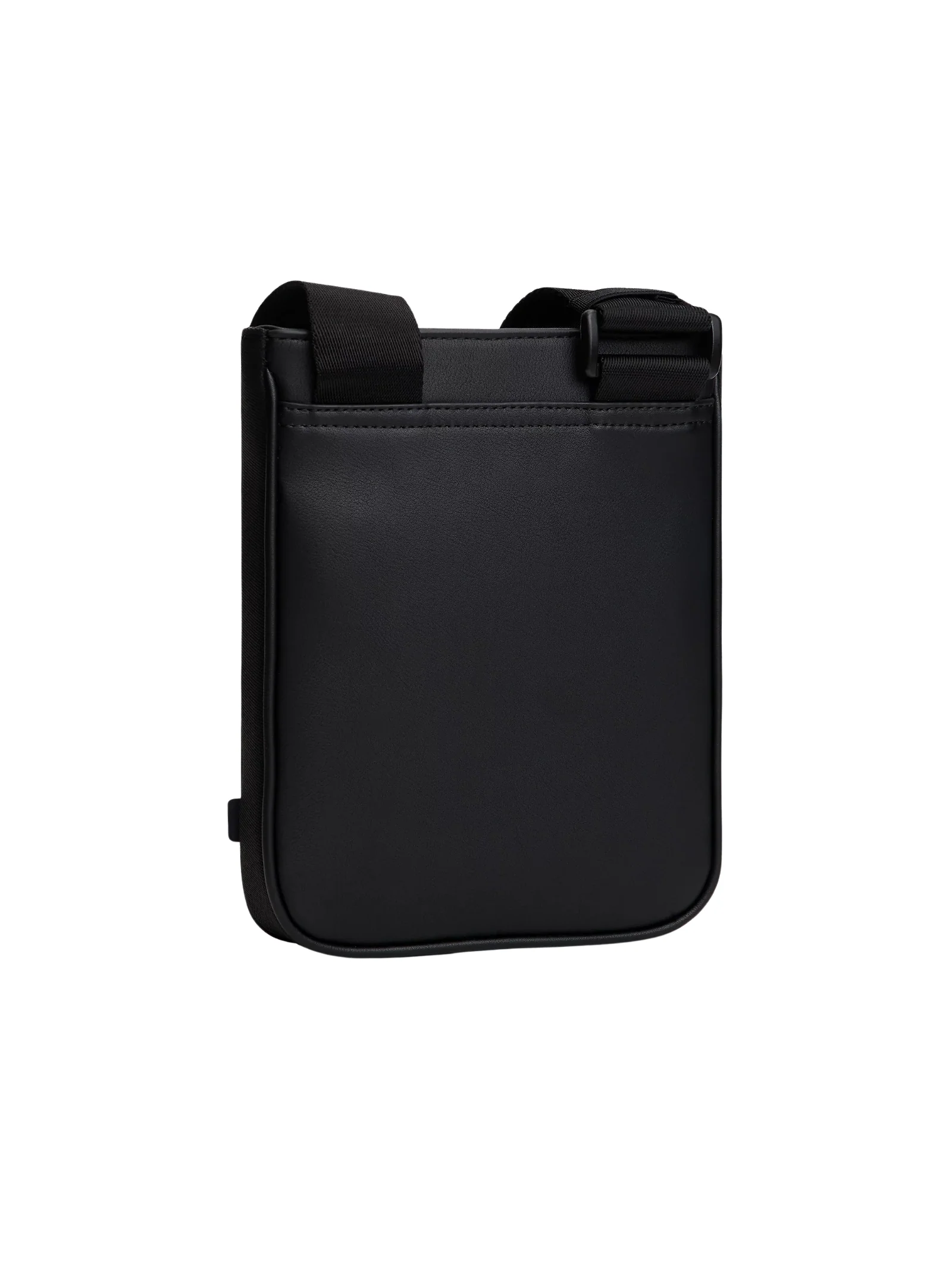 Borsa a tracolla Tommy Hilfiger nera con finitura tramata - Image 2