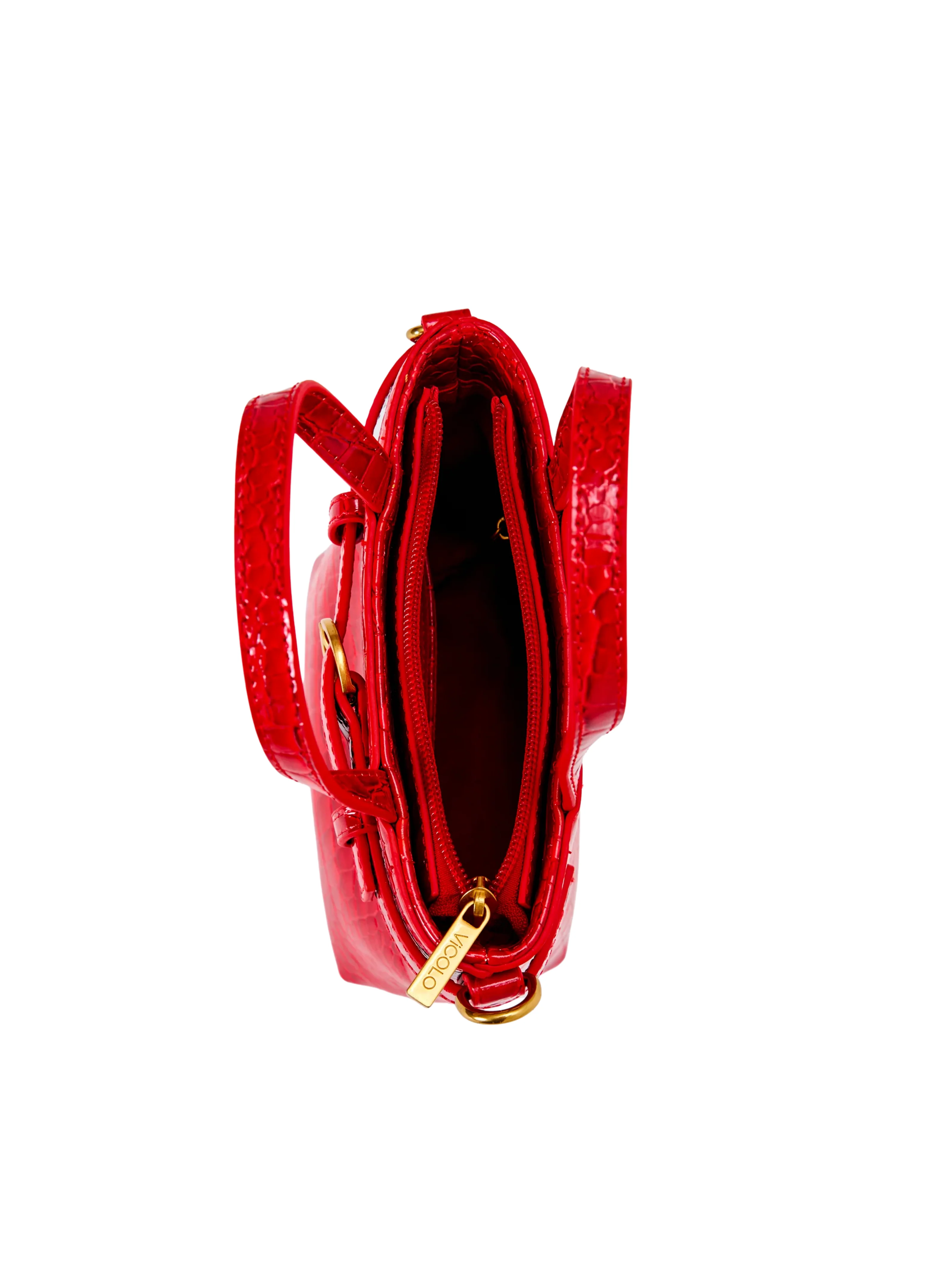 Borsa "Beltie Bucket" Vicolo rosso amarena - Image 4