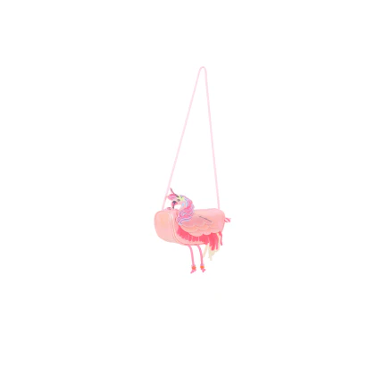 Borsa Billie Blush rosa a forma di fenicottero/unicorno - Image 5
