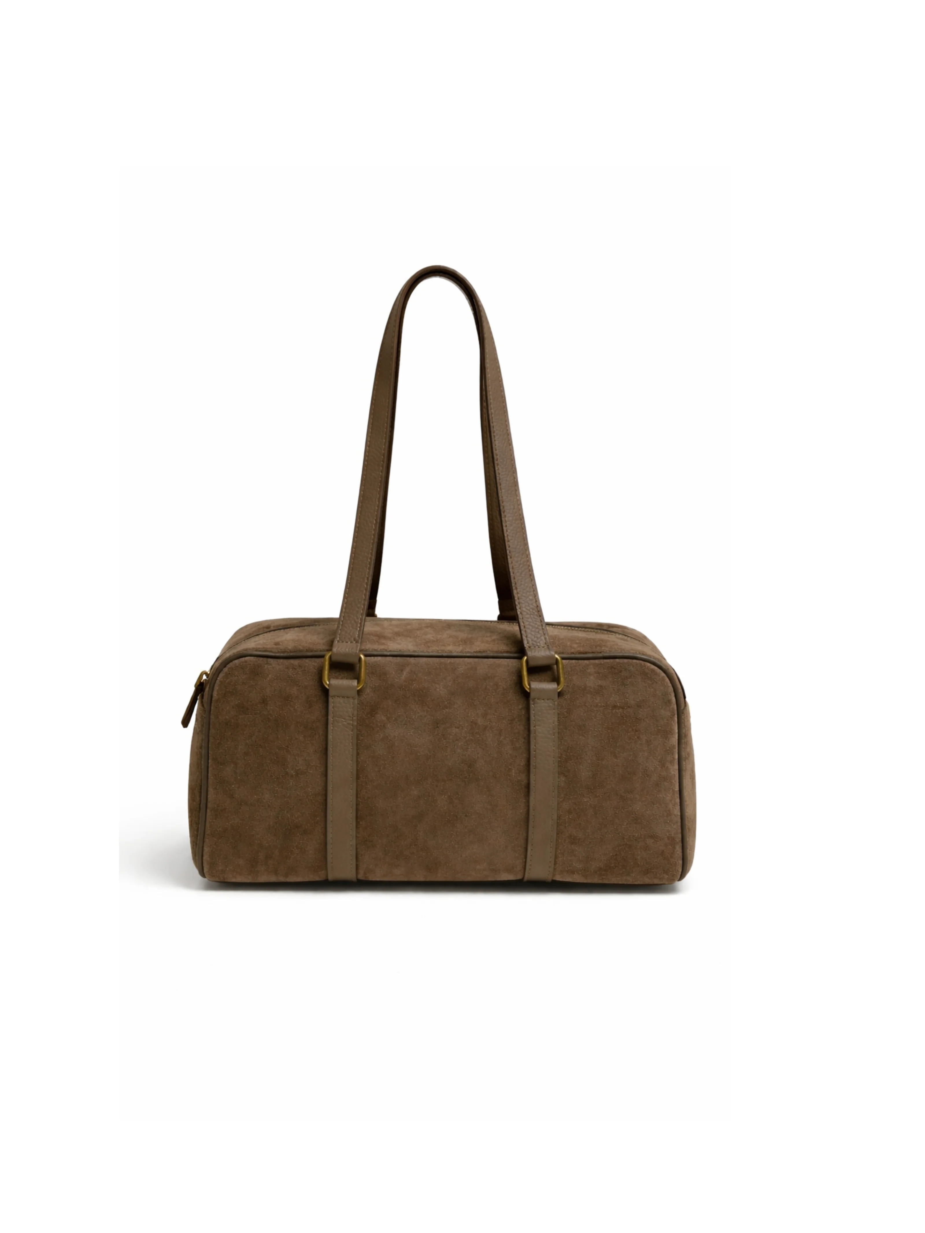 Borsa bowling Armoire marrone in suede - Image 2
