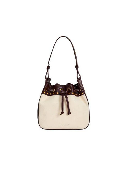 Borsa "Bucket Canter" Vicolo beige e moro