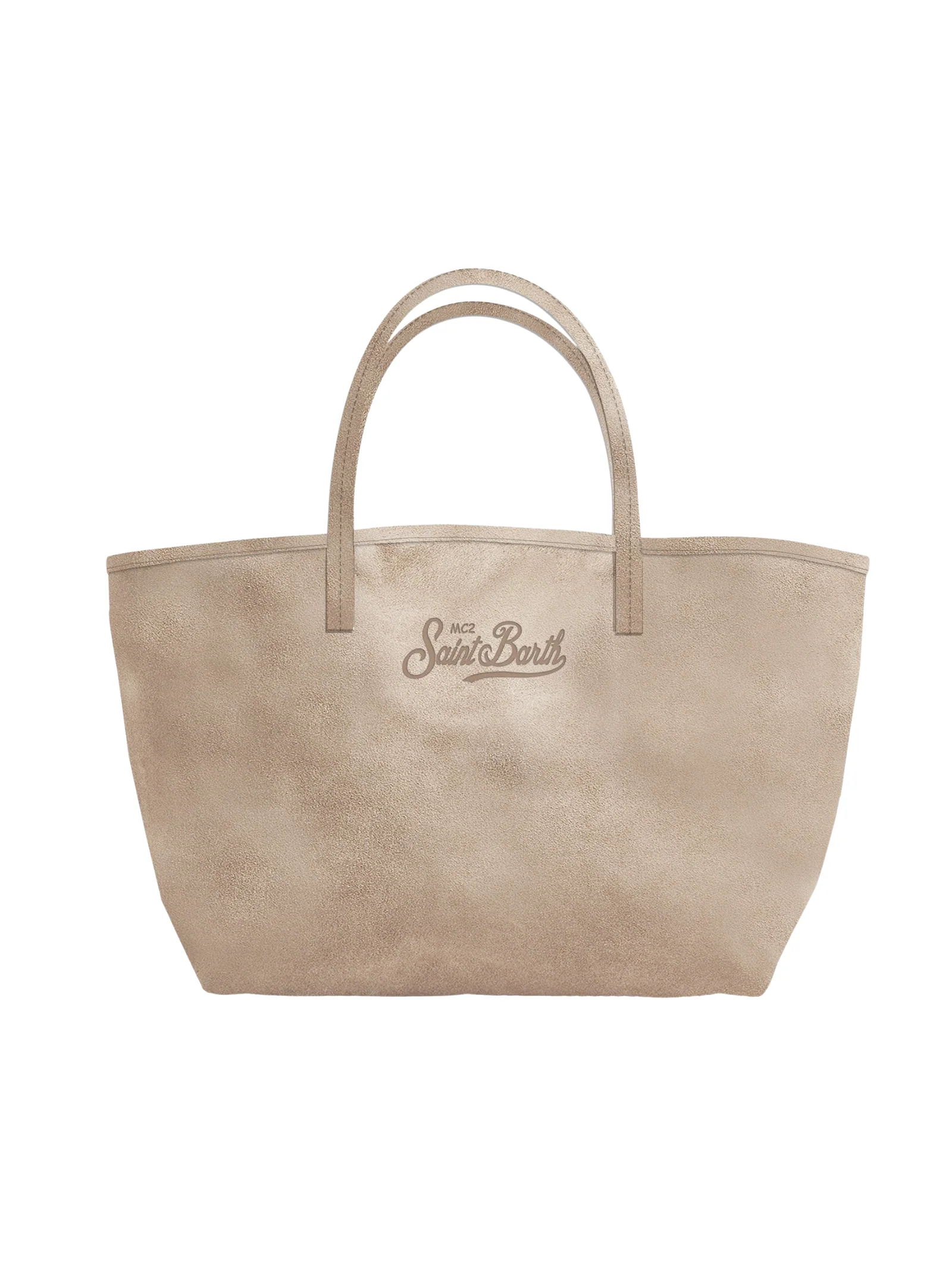 Borsa "City b. Suede 11" Saint Barth beige