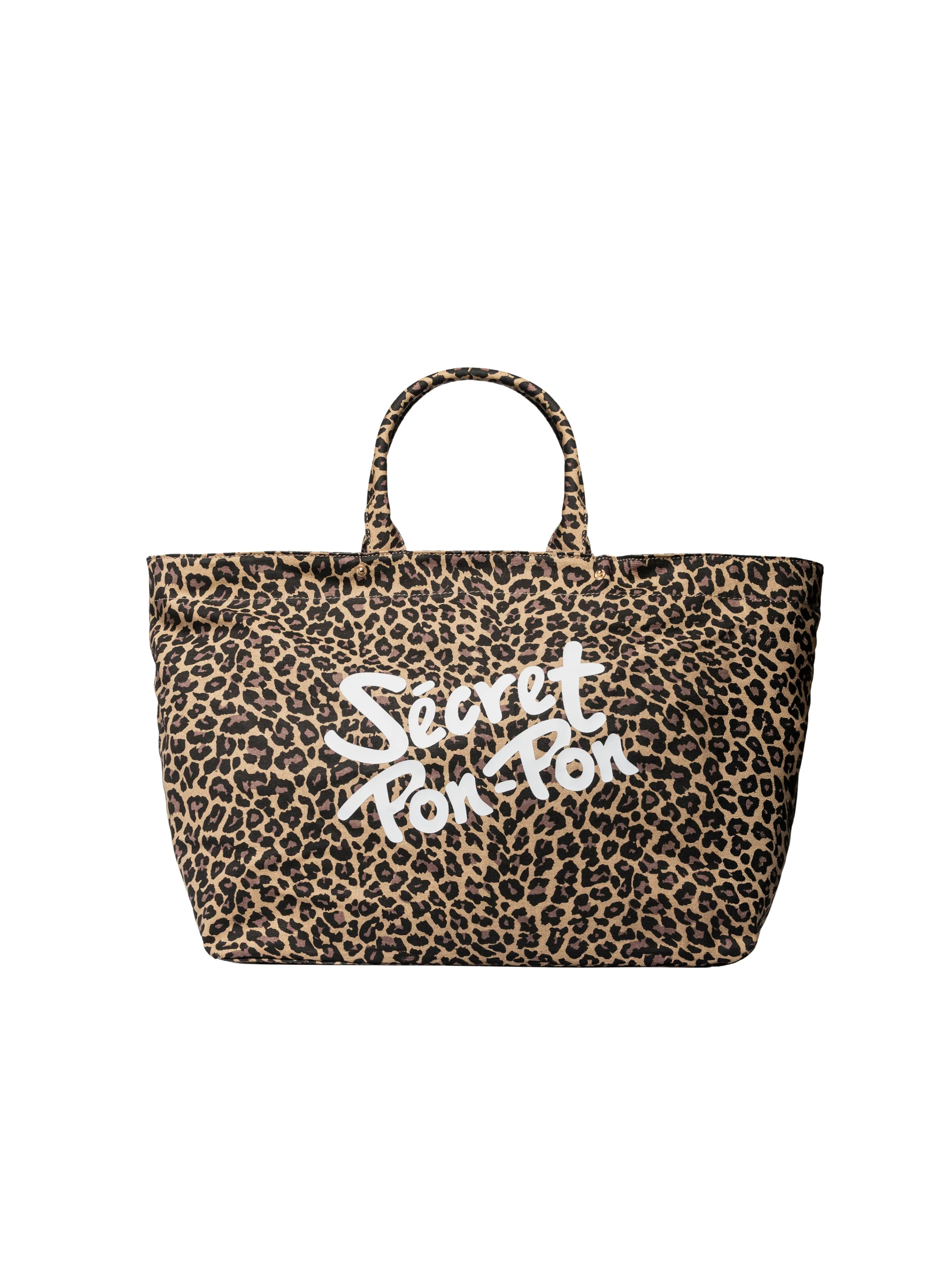 Borsa "City Tote L" Secret Pon Pon leopardata - Image 3