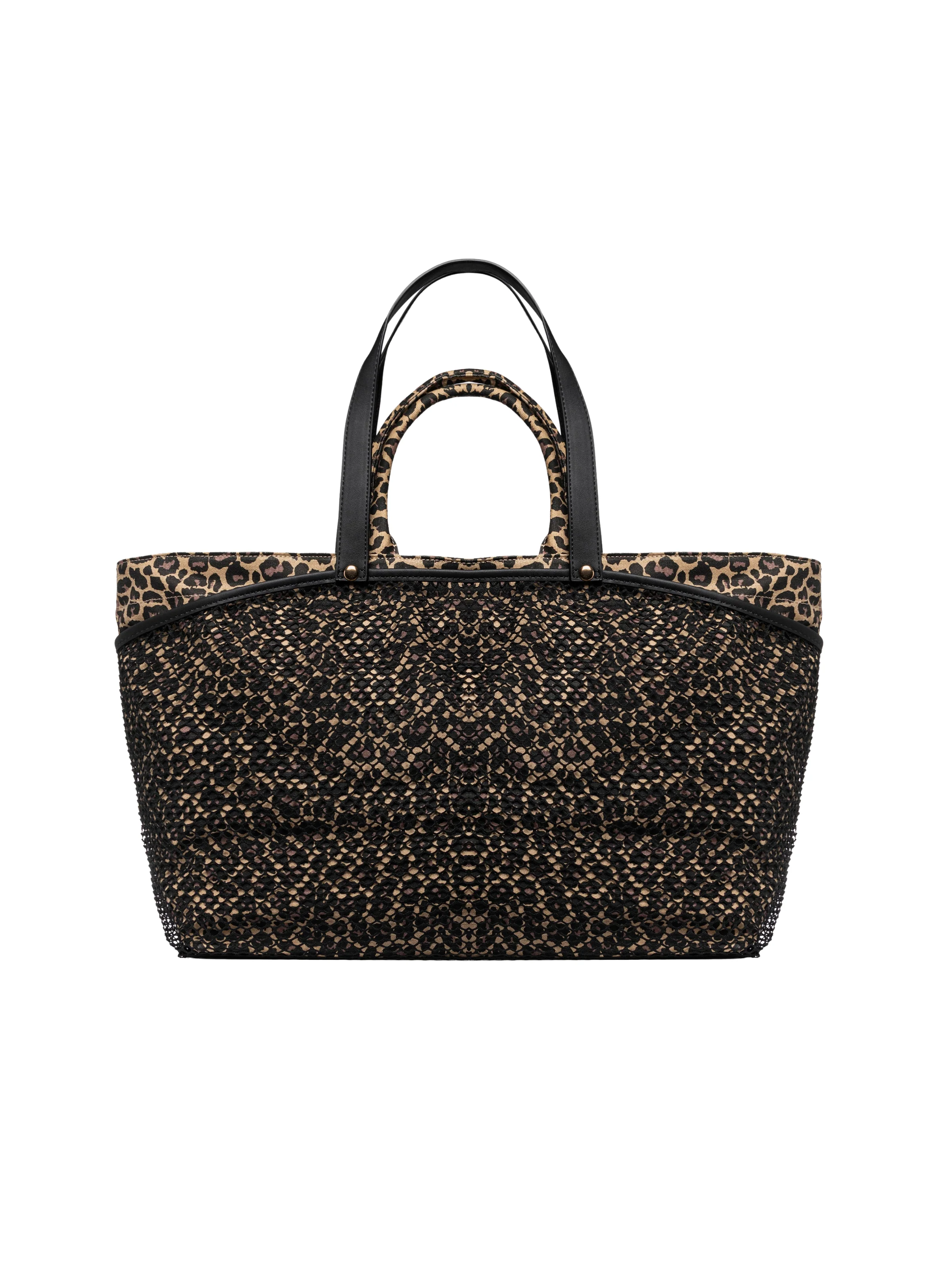 Borsa "City Tote L" Secret Pon Pon leopardata - Image 4