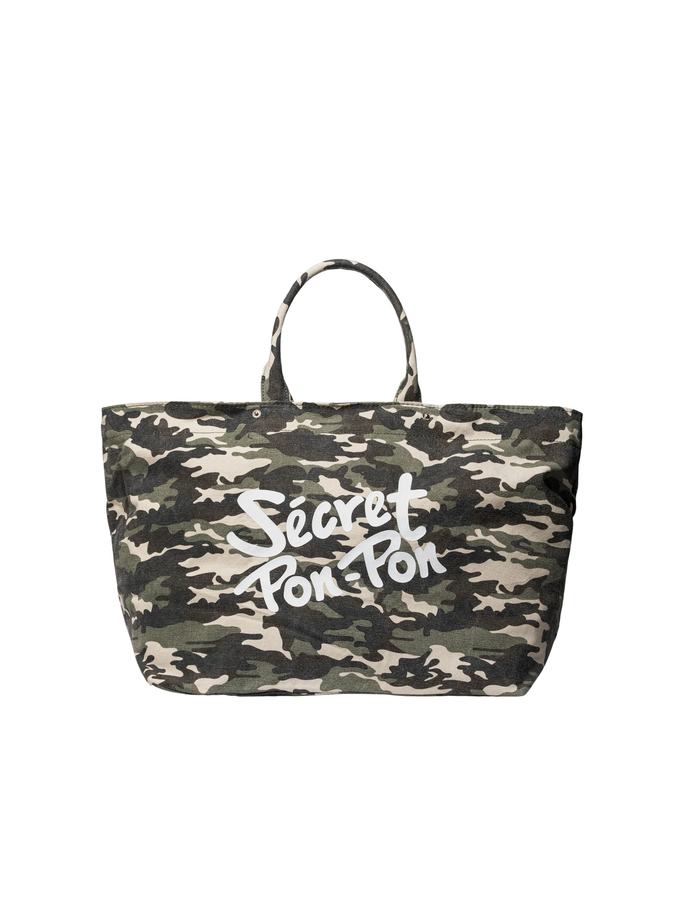 Borsa "City Tote L" Secret Pon Pon verde militare - Image 3