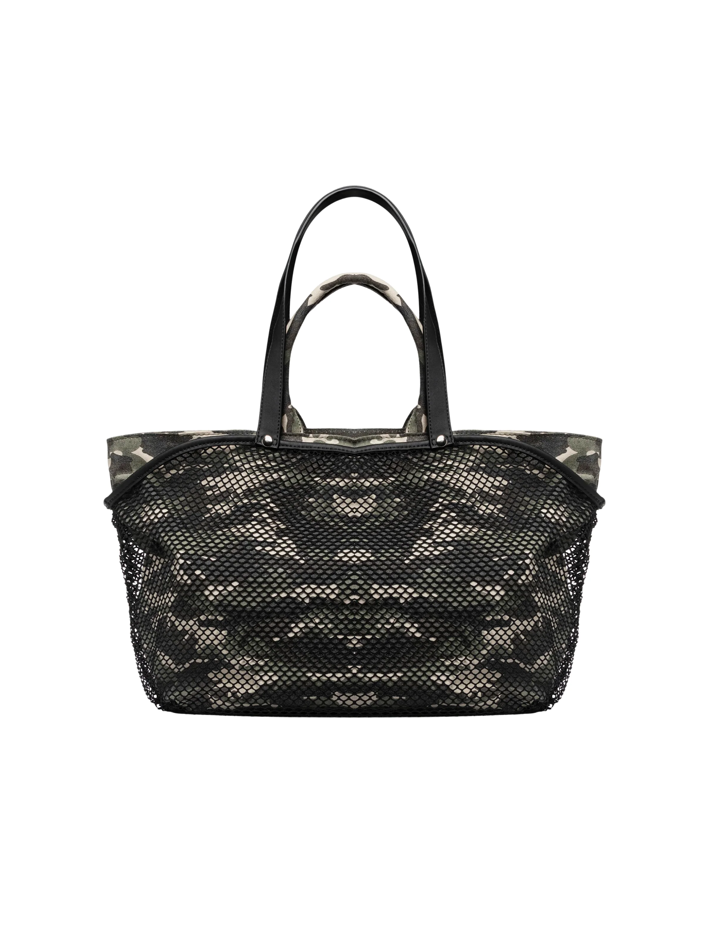 Borsa "City Tote L" Secret Pon Pon verde militare - Image 4