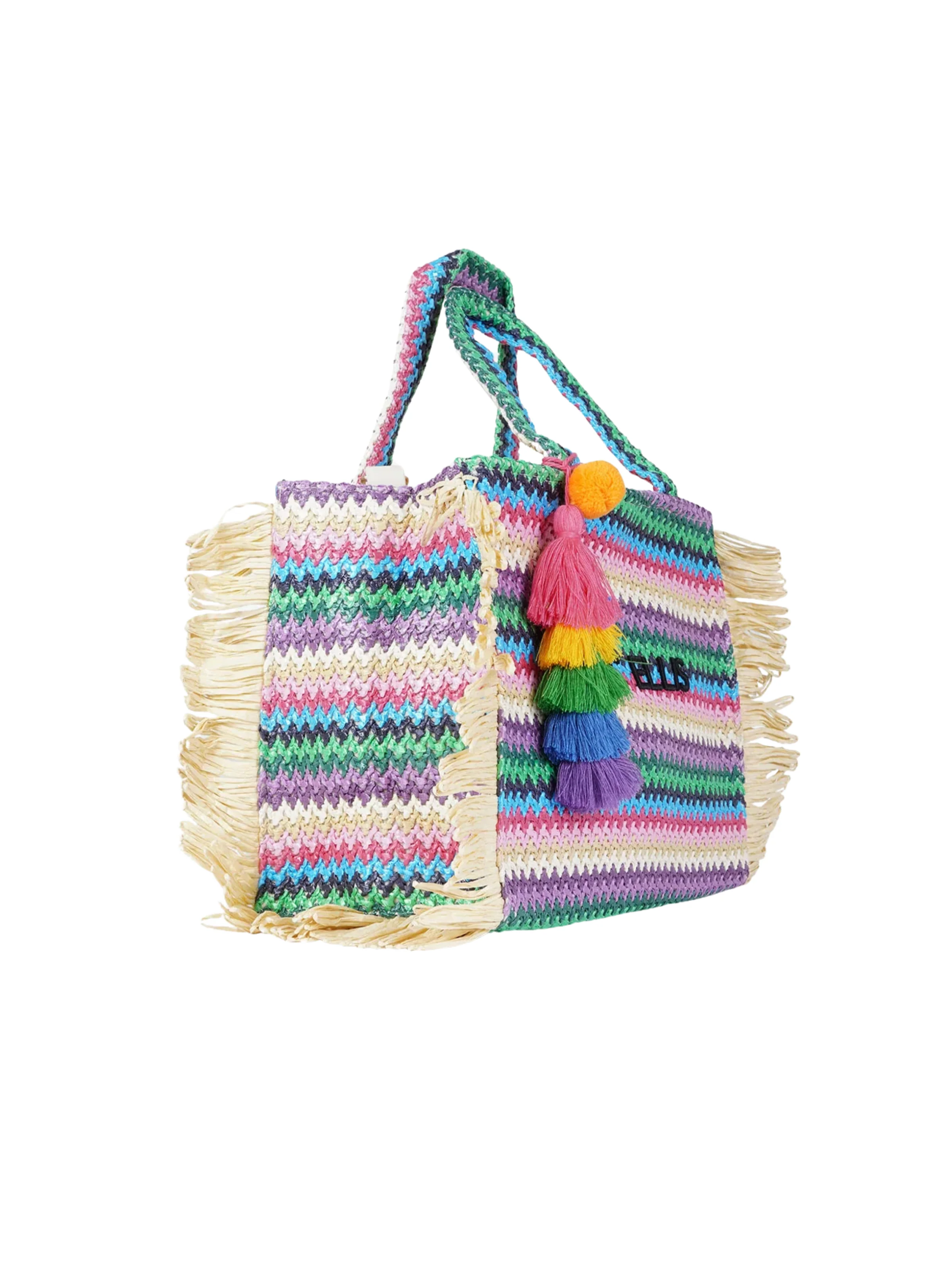 Borsa "Claire M" Marc Ellis multicolor con nappe - Image 2