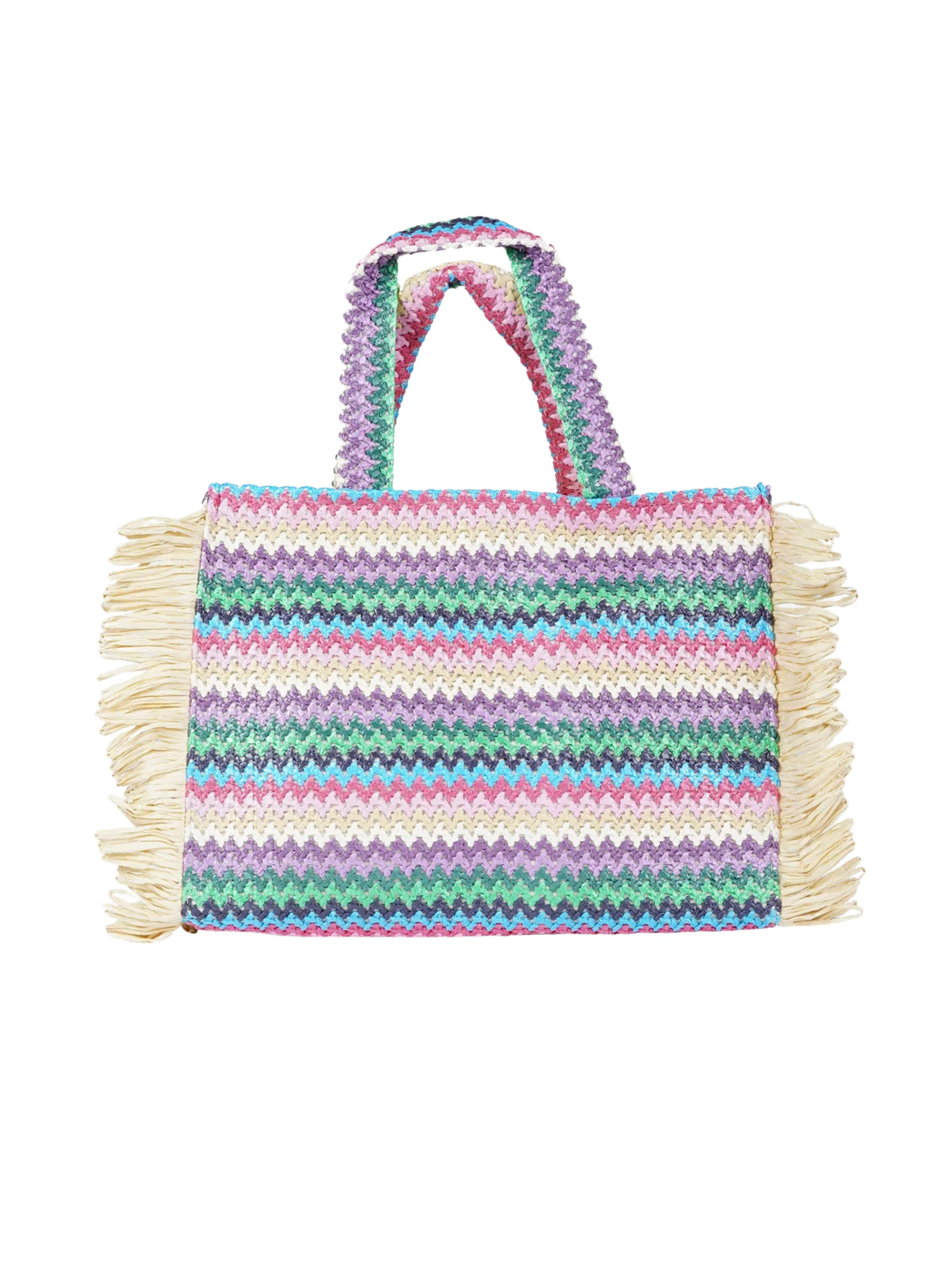 Borsa "Claire M" Marc Ellis multicolor con nappe - Image 3