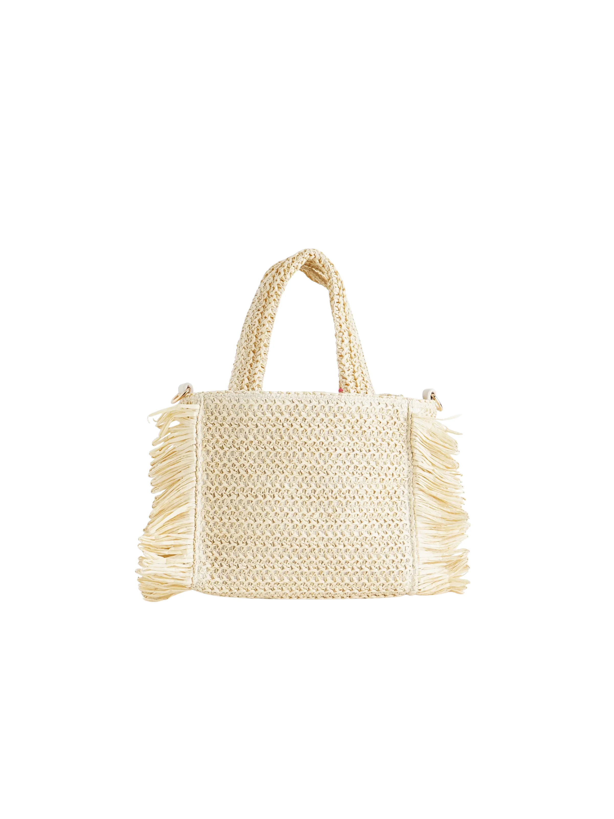 Borsa "Claire S" Marc Ellis beige natural con nappe - Image 3