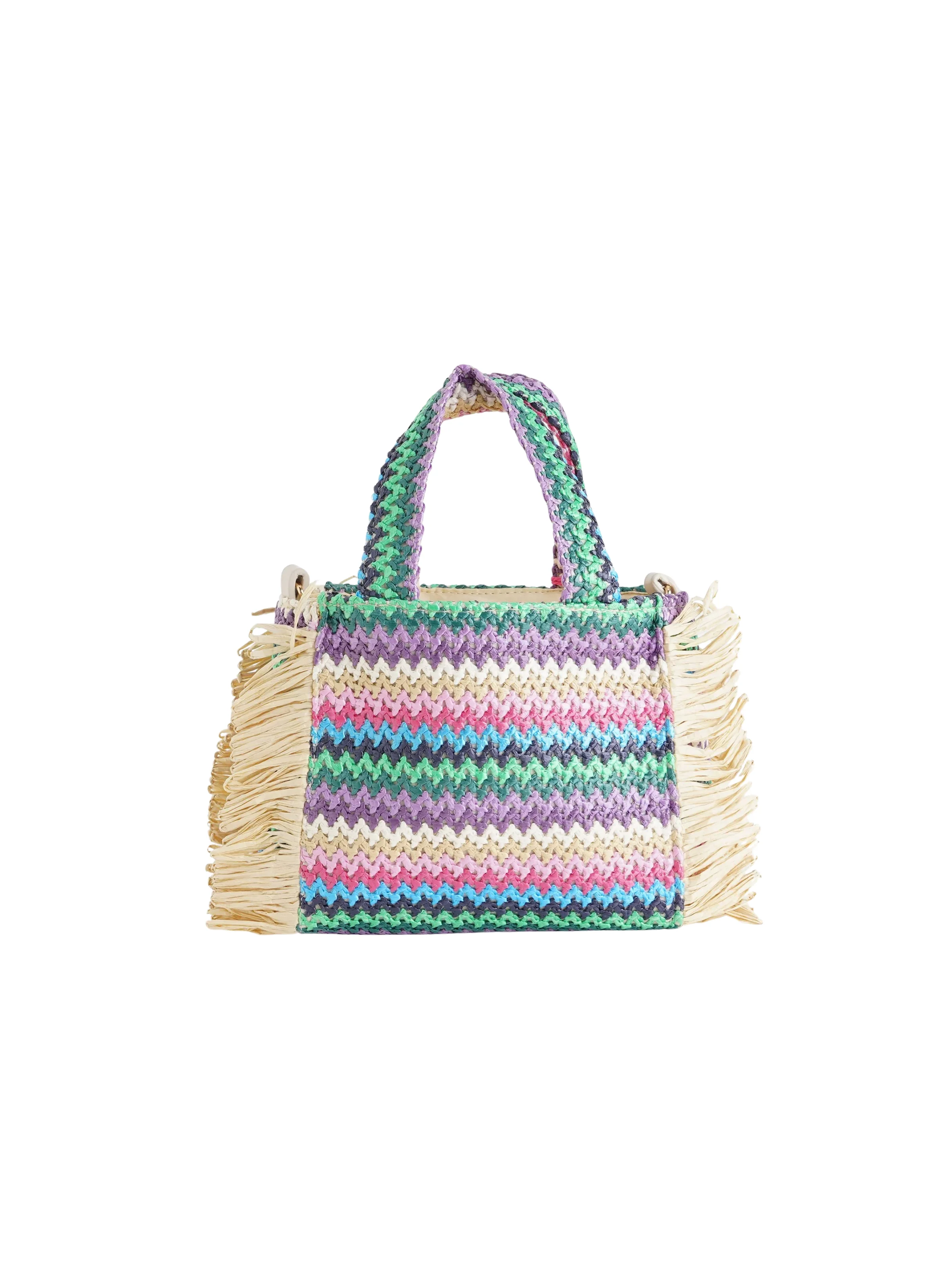 Borsa "Claire S" Marc Ellis multicolor con nappe - Image 3