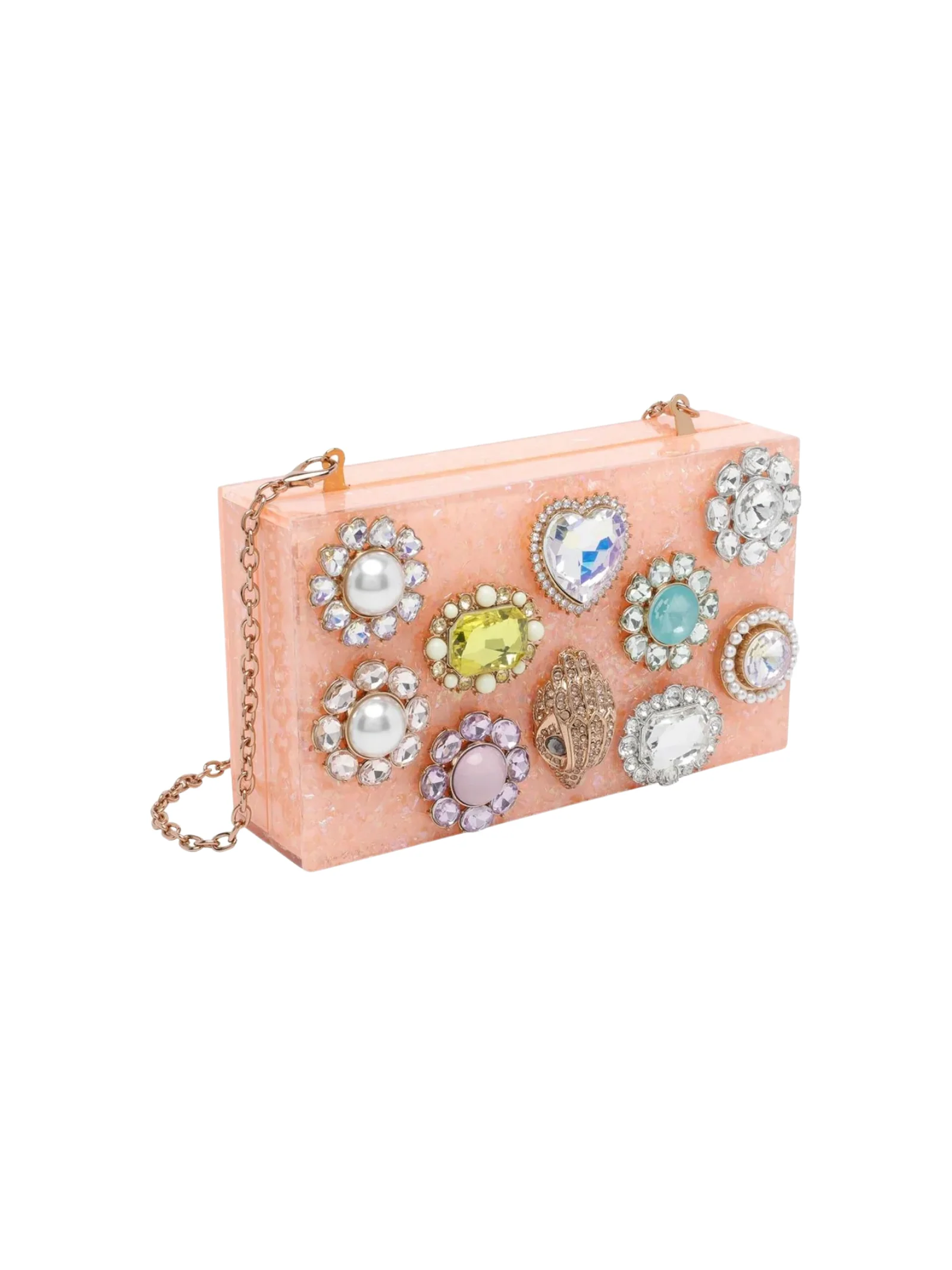 Borsa "Crystals Box Clutch" Kurt Geiger rosa - Image 2