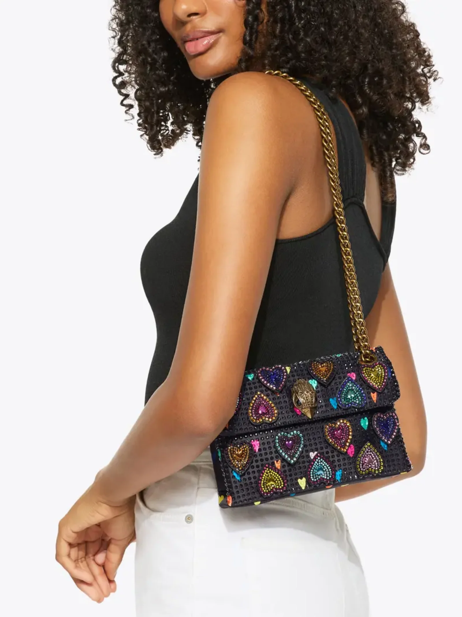 Borsa "Fabric mini Kensington" Kurt Geiger nera - Image 6