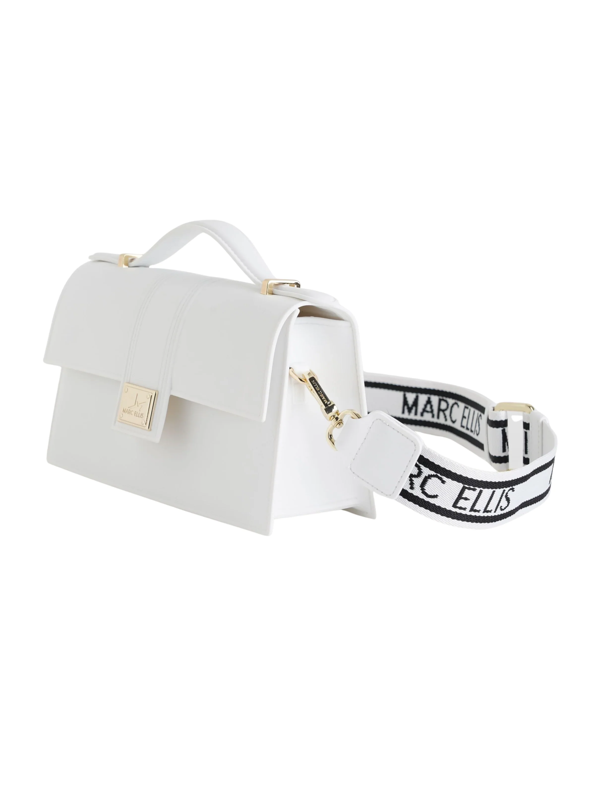 Borsa "Flat Arrow" Marc Ellis bianca - Image 2