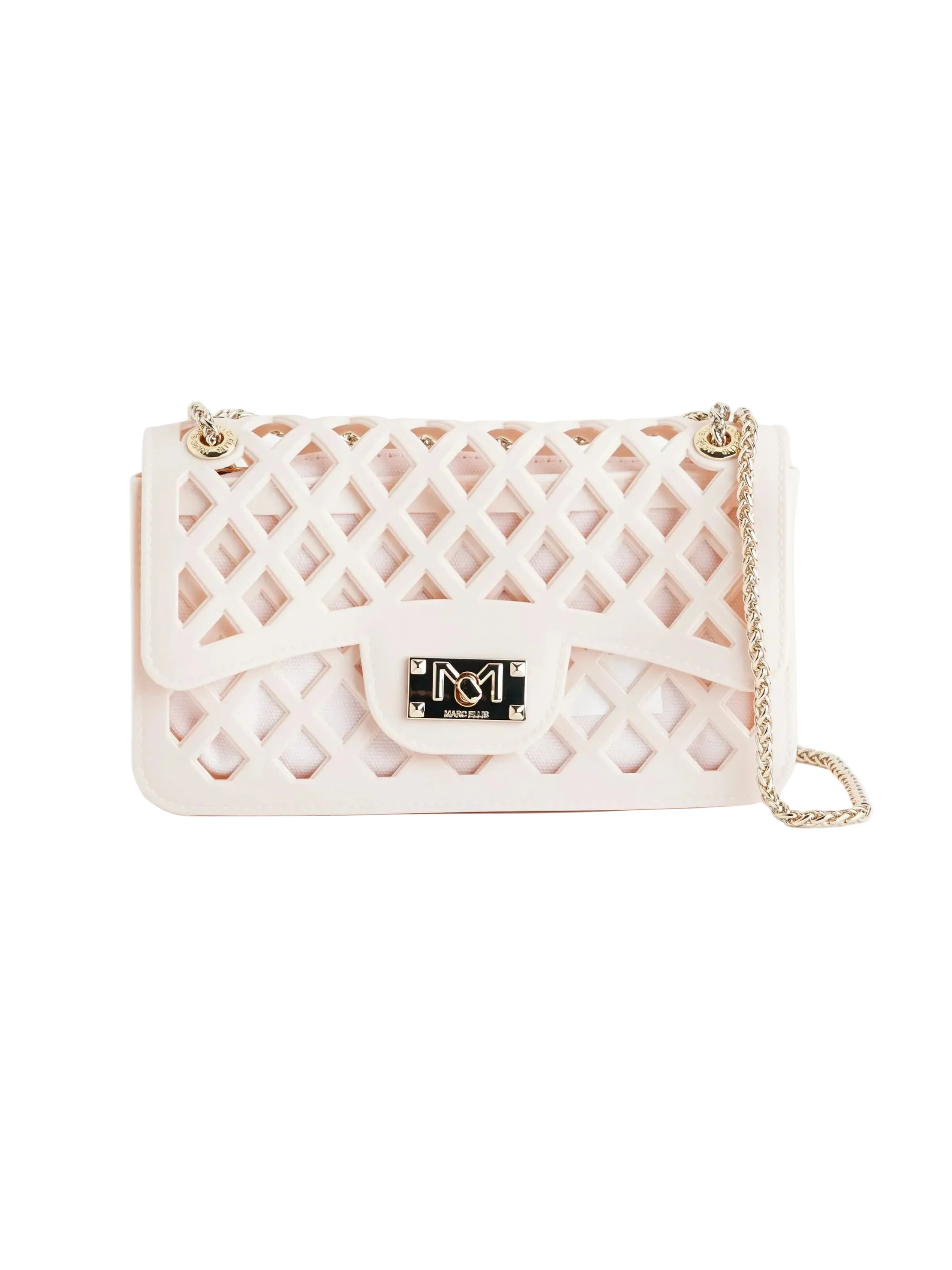 Borsa "Flat Basket" Marc Ellis rosa