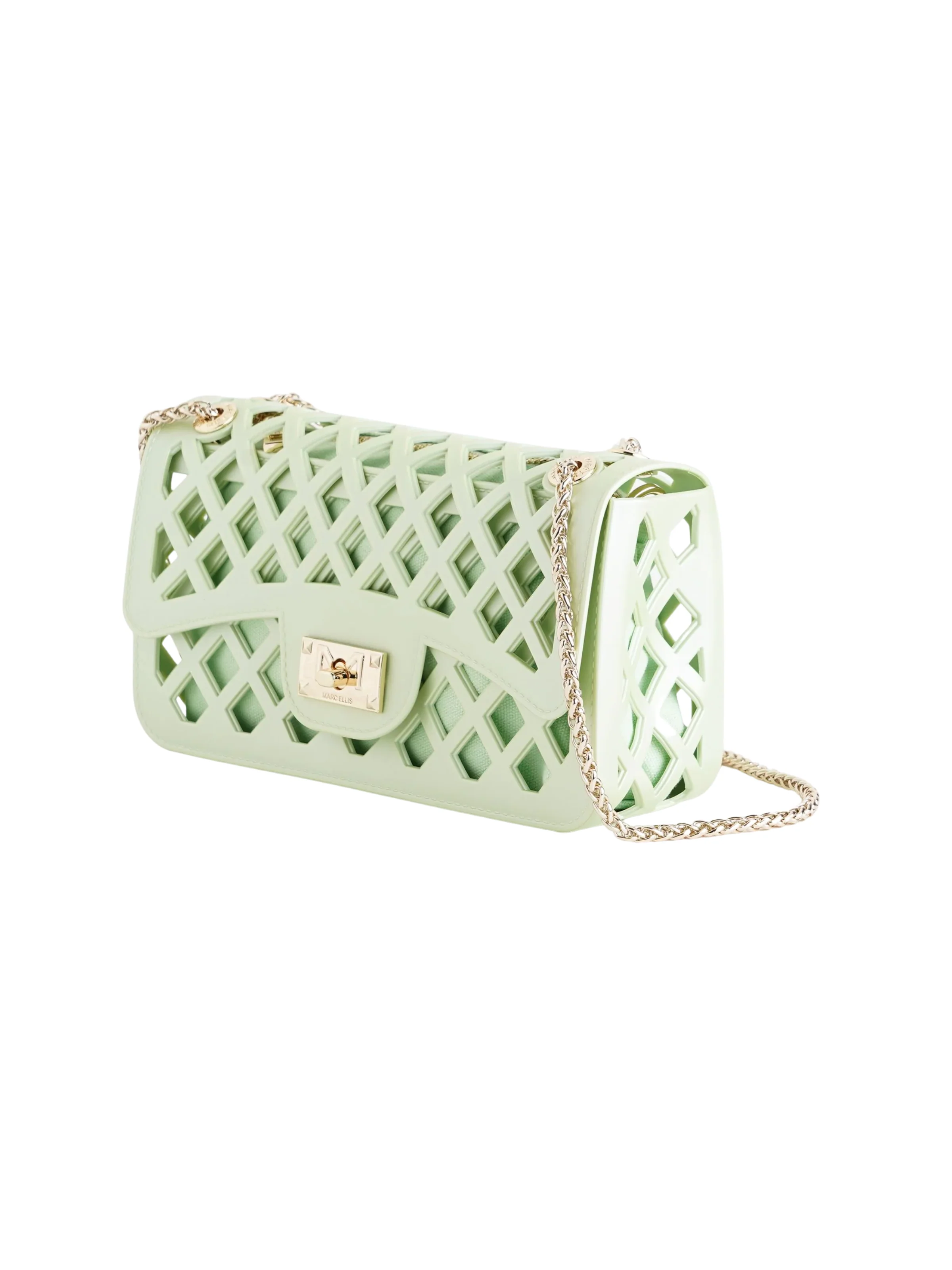 Borsa "Flat Basket" Marc Ellis verde menta - Image 2