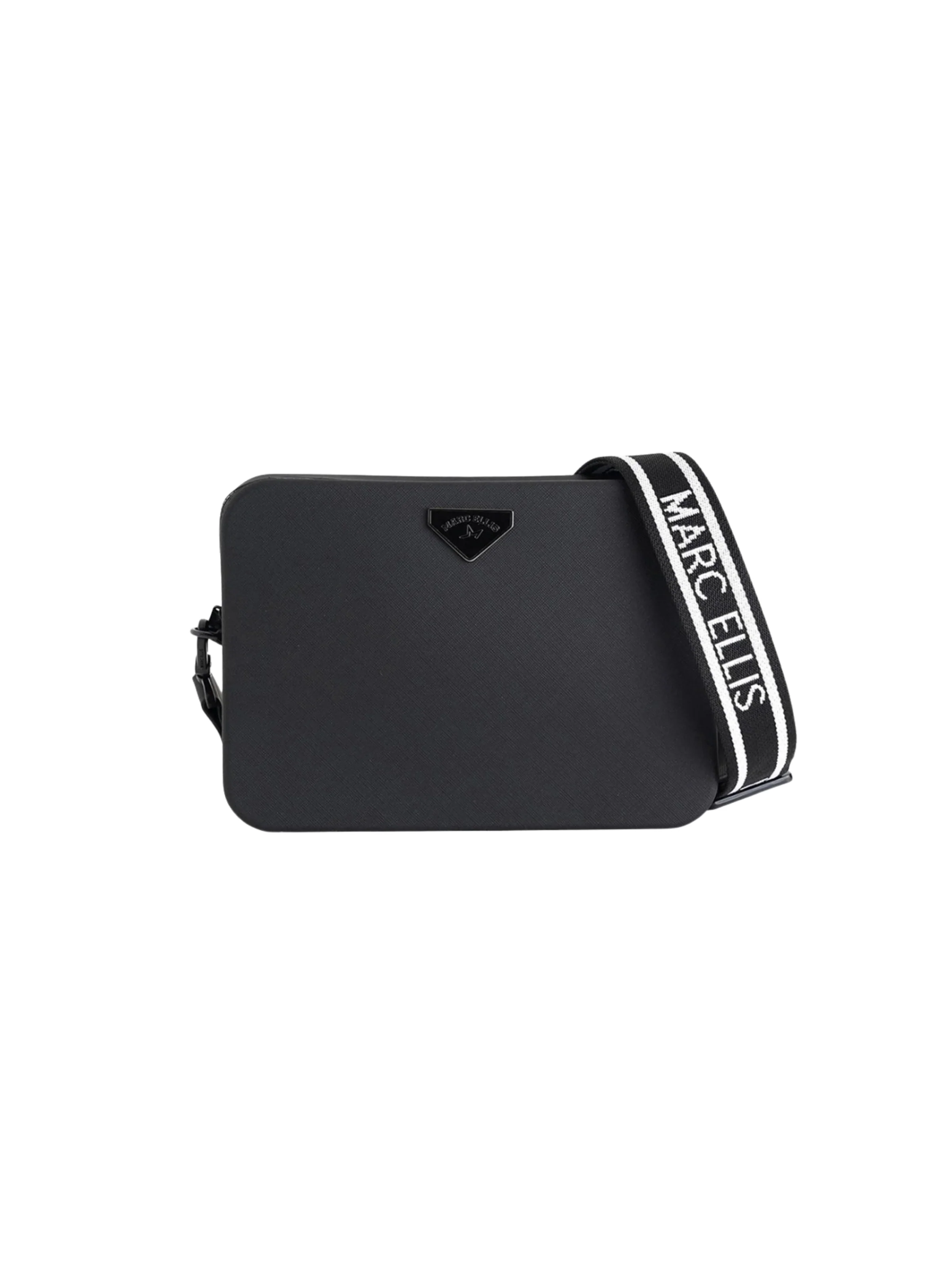 Borsa "Flat Flowe" Marc Ellis nera