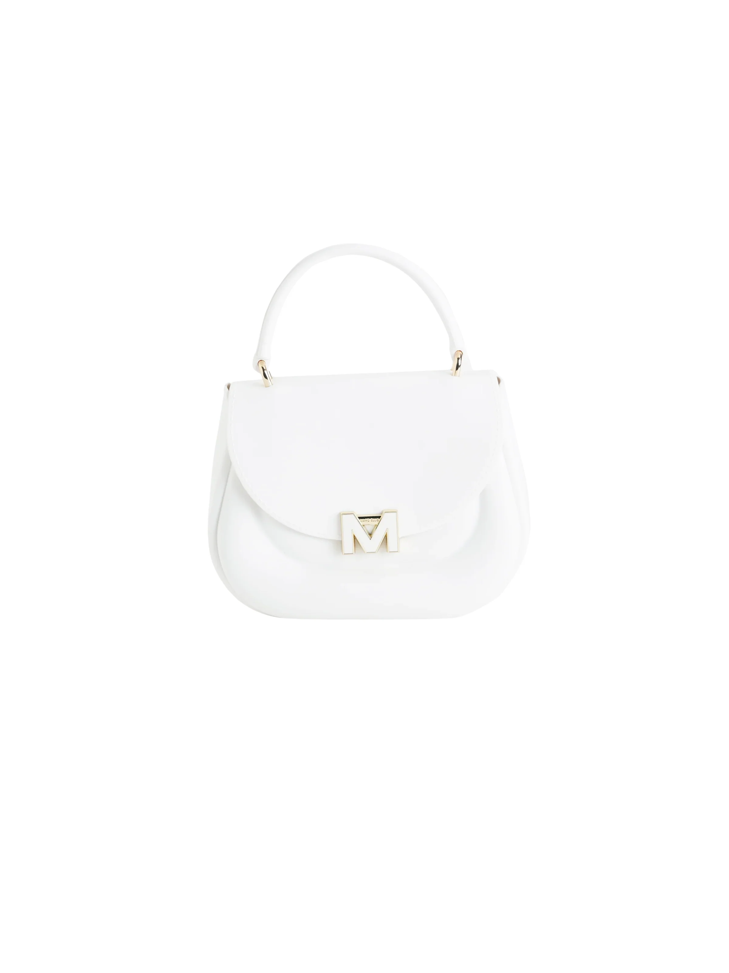 Borsa "Flat Jelly" Marc Ellis bianco latte
