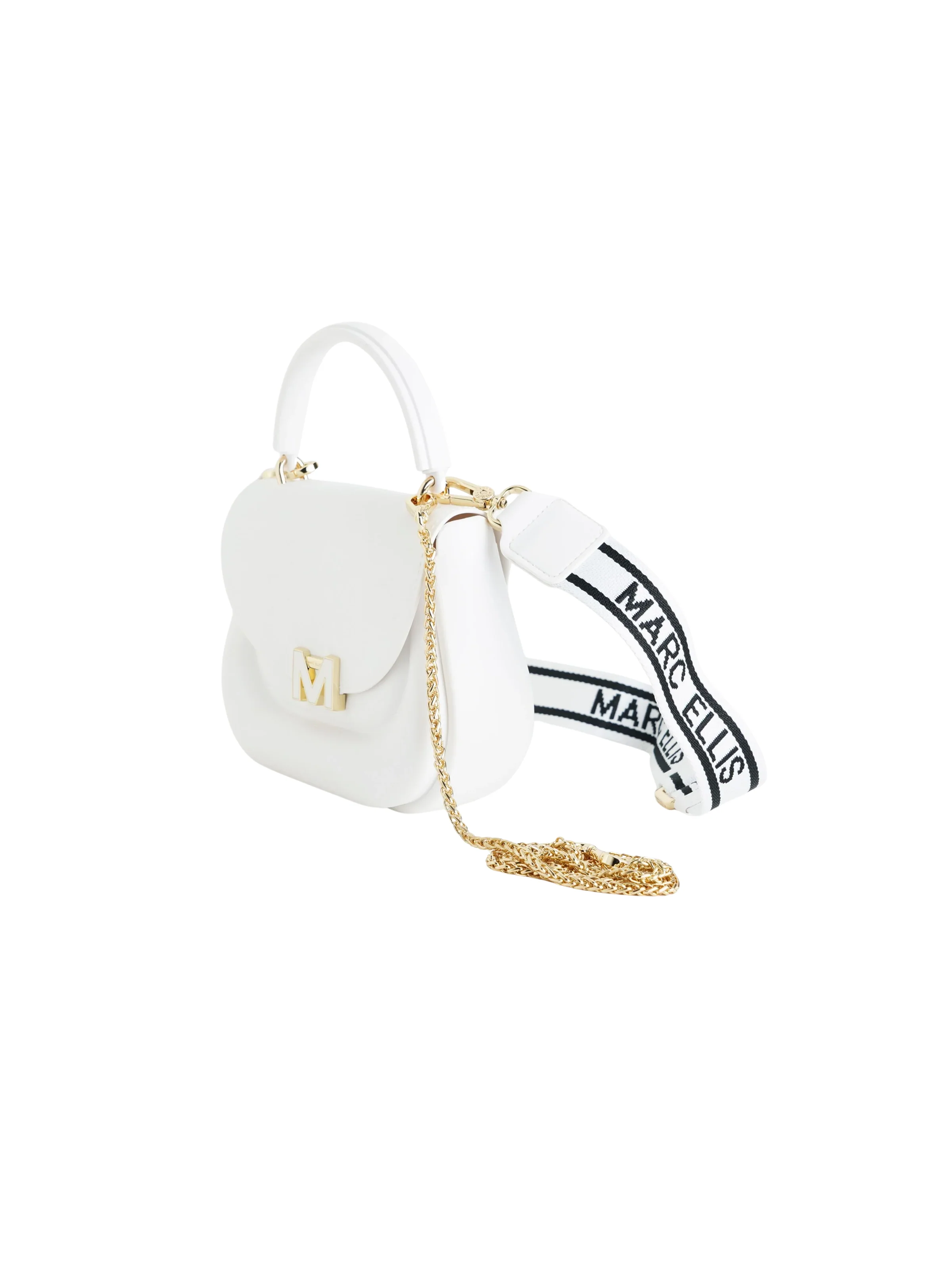 Borsa "Flat Jelly" Marc Ellis bianco latte - Image 2
