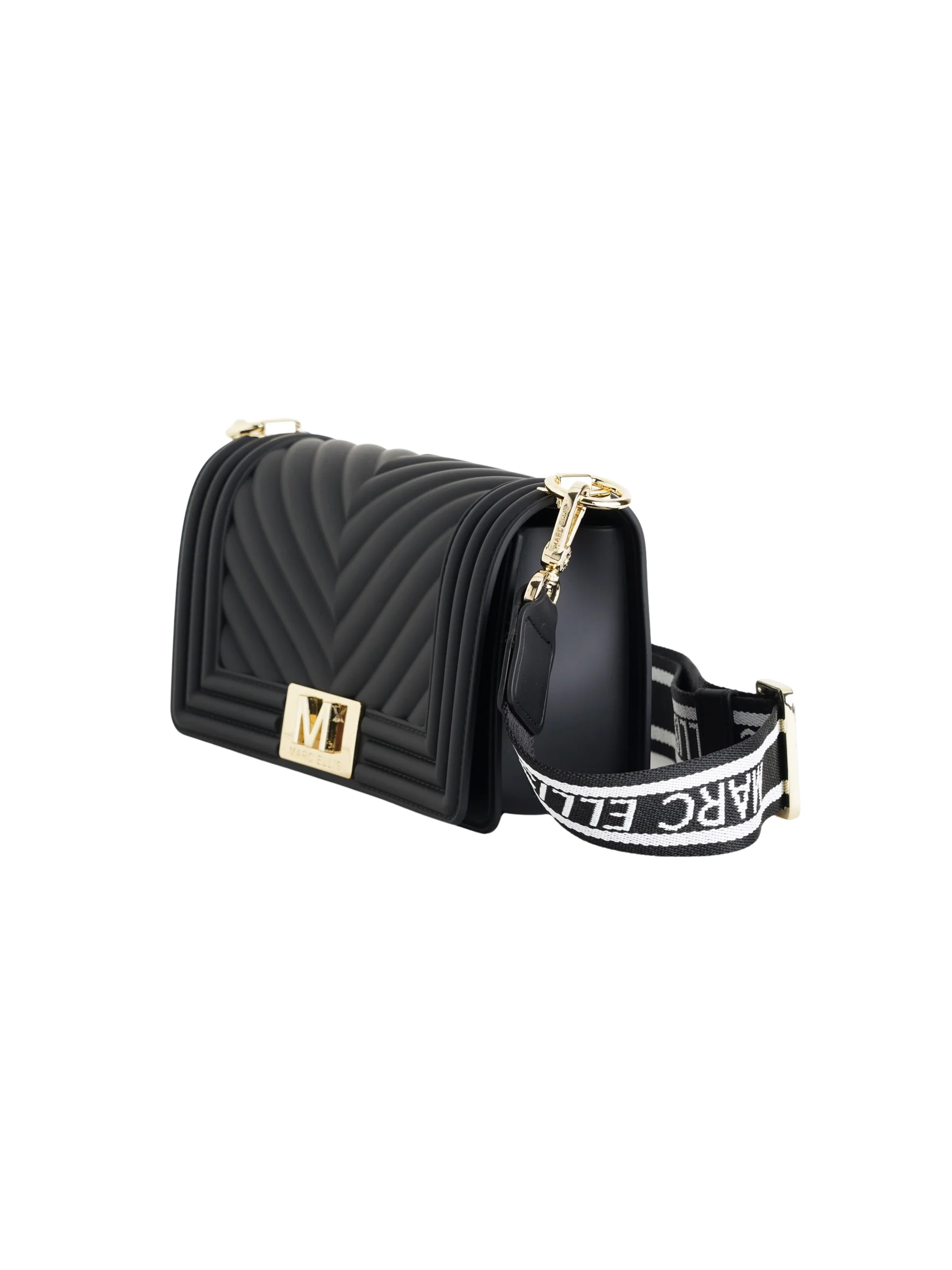 Borsa "Flat S" Marc Ellis nera - Image 2
