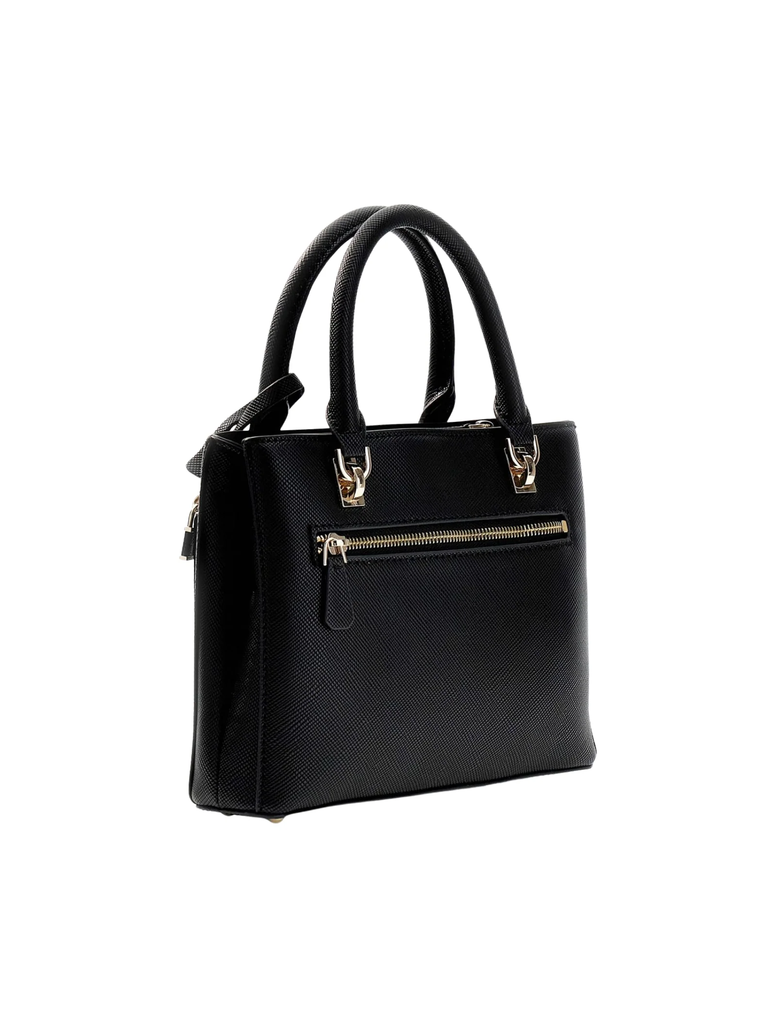 Borsa Guess nera con logo triangolare e charm pendente 1981 - Image 2