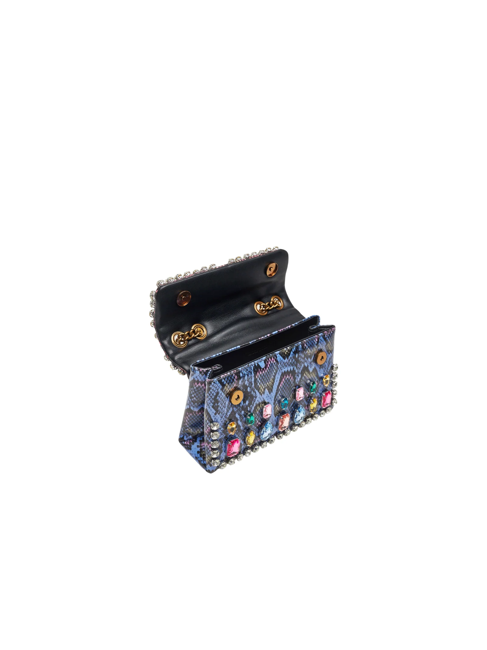 Borsa "Kensington Gem-Hoter" Kurt Geiger pitonata con gioielli - Image 4