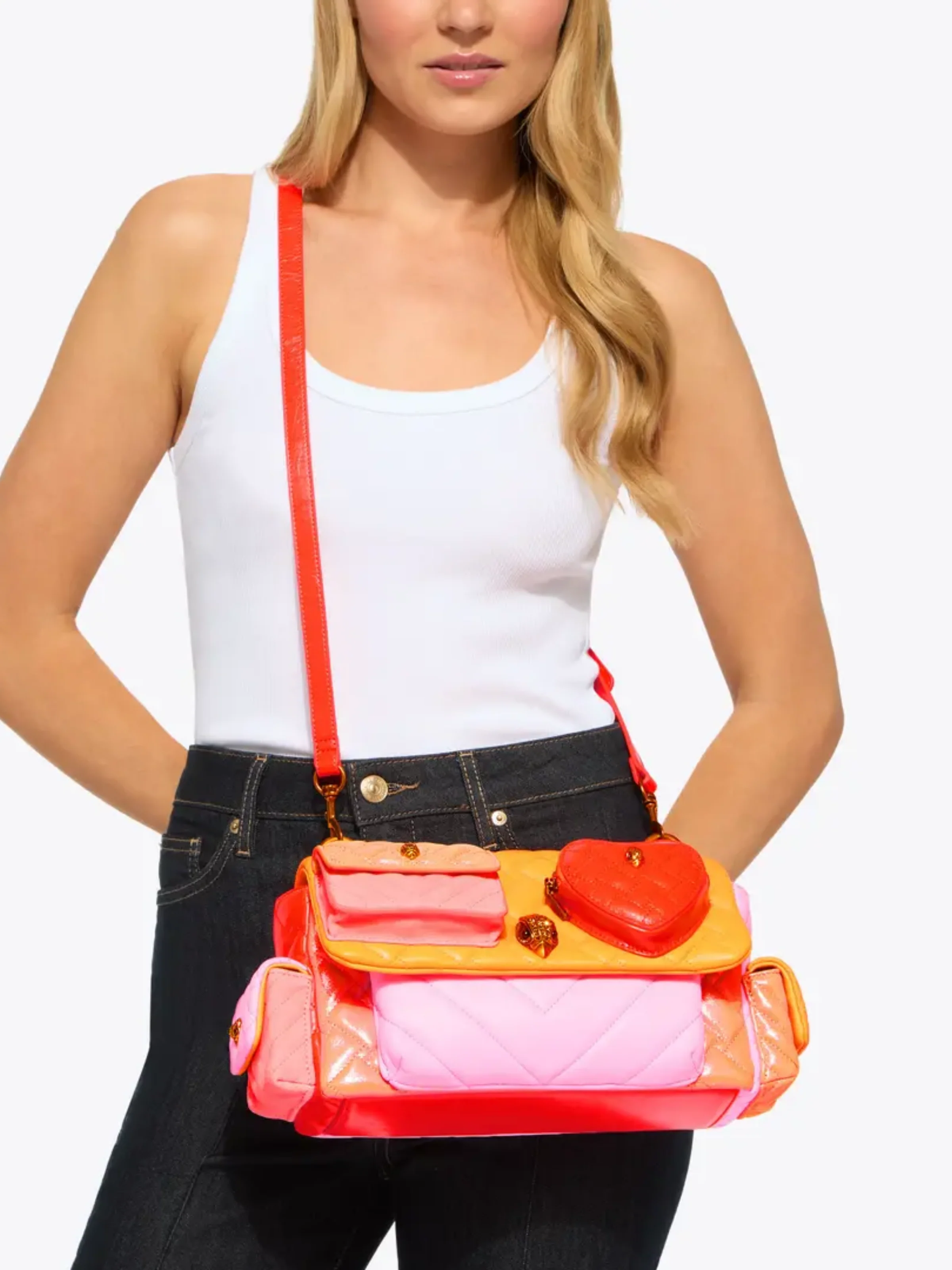 Borsa "Kensington K" Kurt Geiger arancione - Image 5