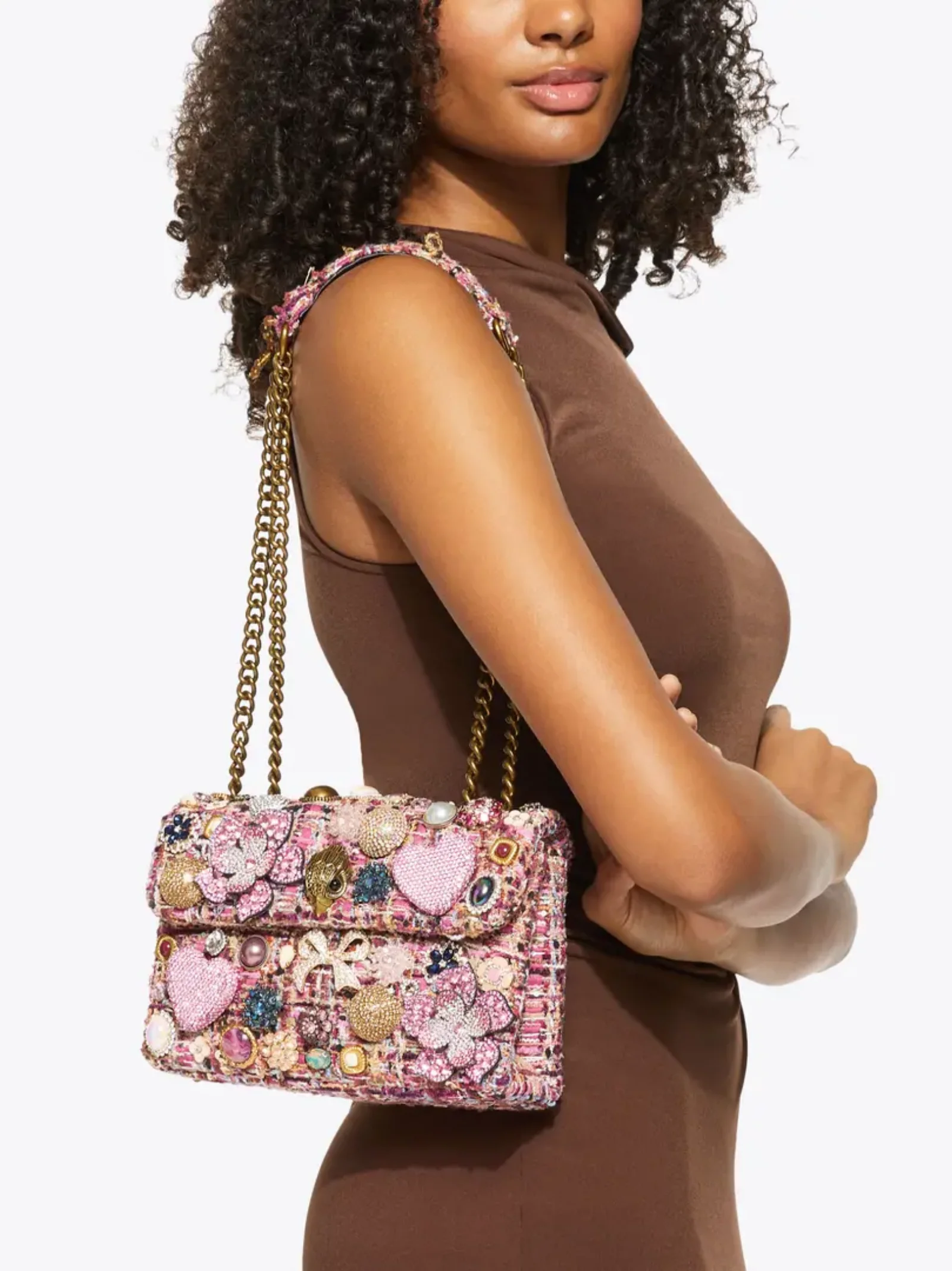 Borsa "Kensington tuttifrutti" Kurt Geiger rosa - Image 7