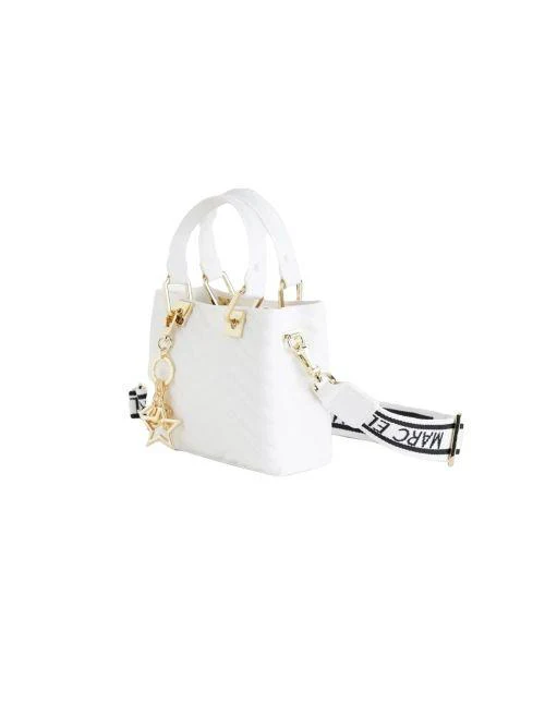Borsa "Krissy S wave" Marc Ellis bianco latte con inserti dorati - Image 2