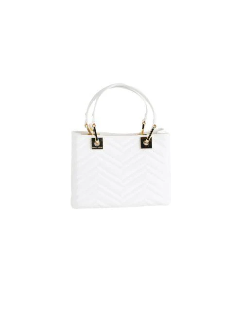 Borsa "Krissy S wave" Marc Ellis bianco latte con inserti dorati - Image 3