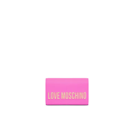 Borsa Love Moschino fucsia con logo tono su tono