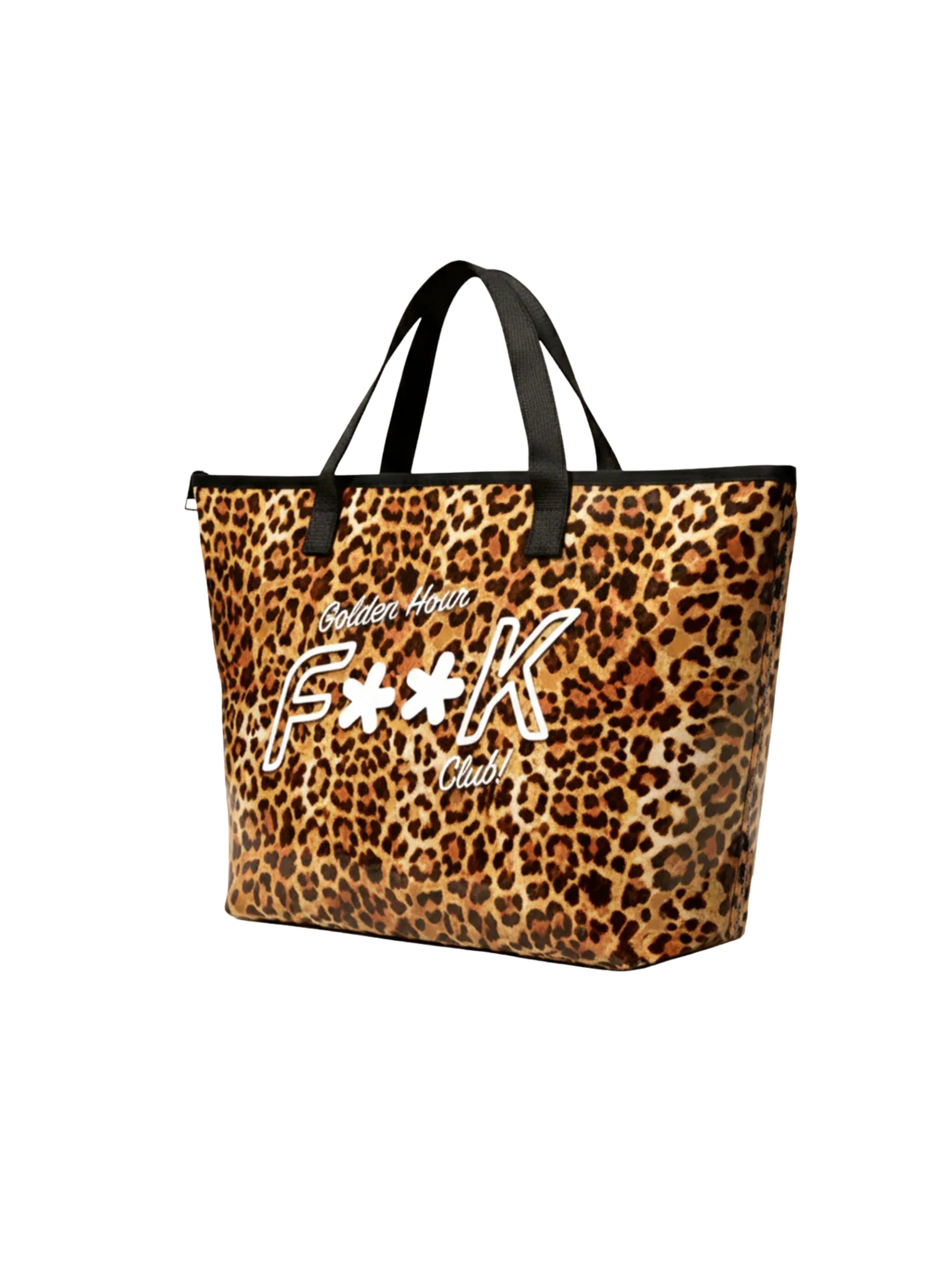 Borsa mare Fk leopardata in pvc - Image 2